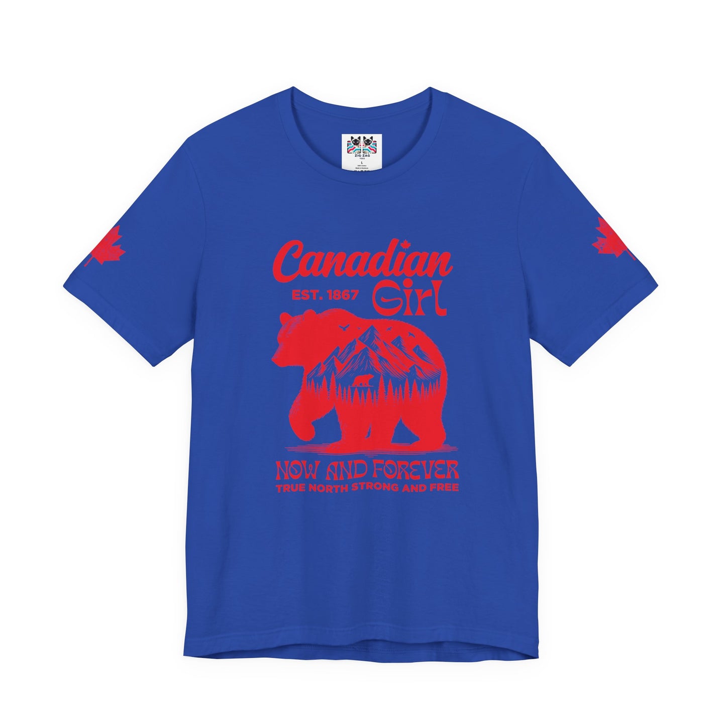 Canadian Girl Wilderness Bear T-Shirt