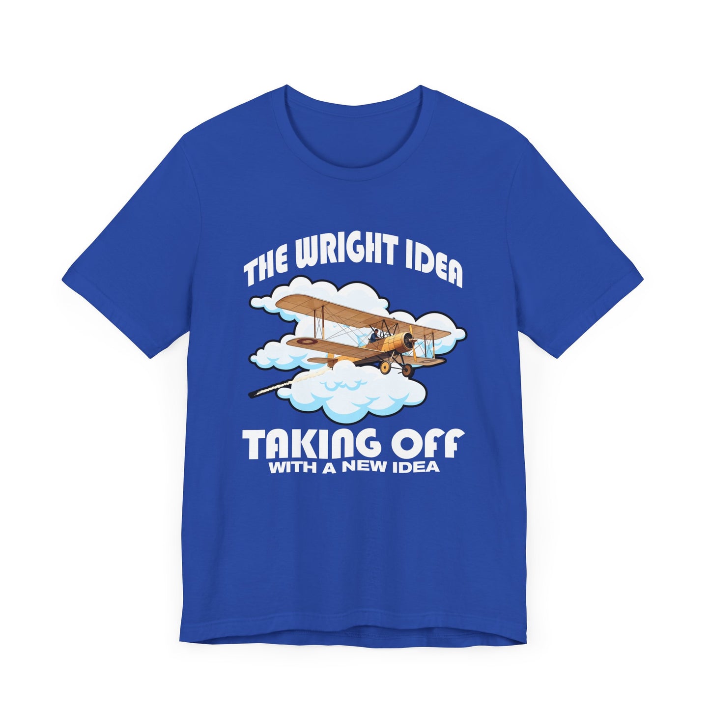 The Wright Idea Tee, Aviation Pioneer Shirt, Flight History Graphic Tee, Air Travel Tribute Top, Genius Mind Gift Shirt