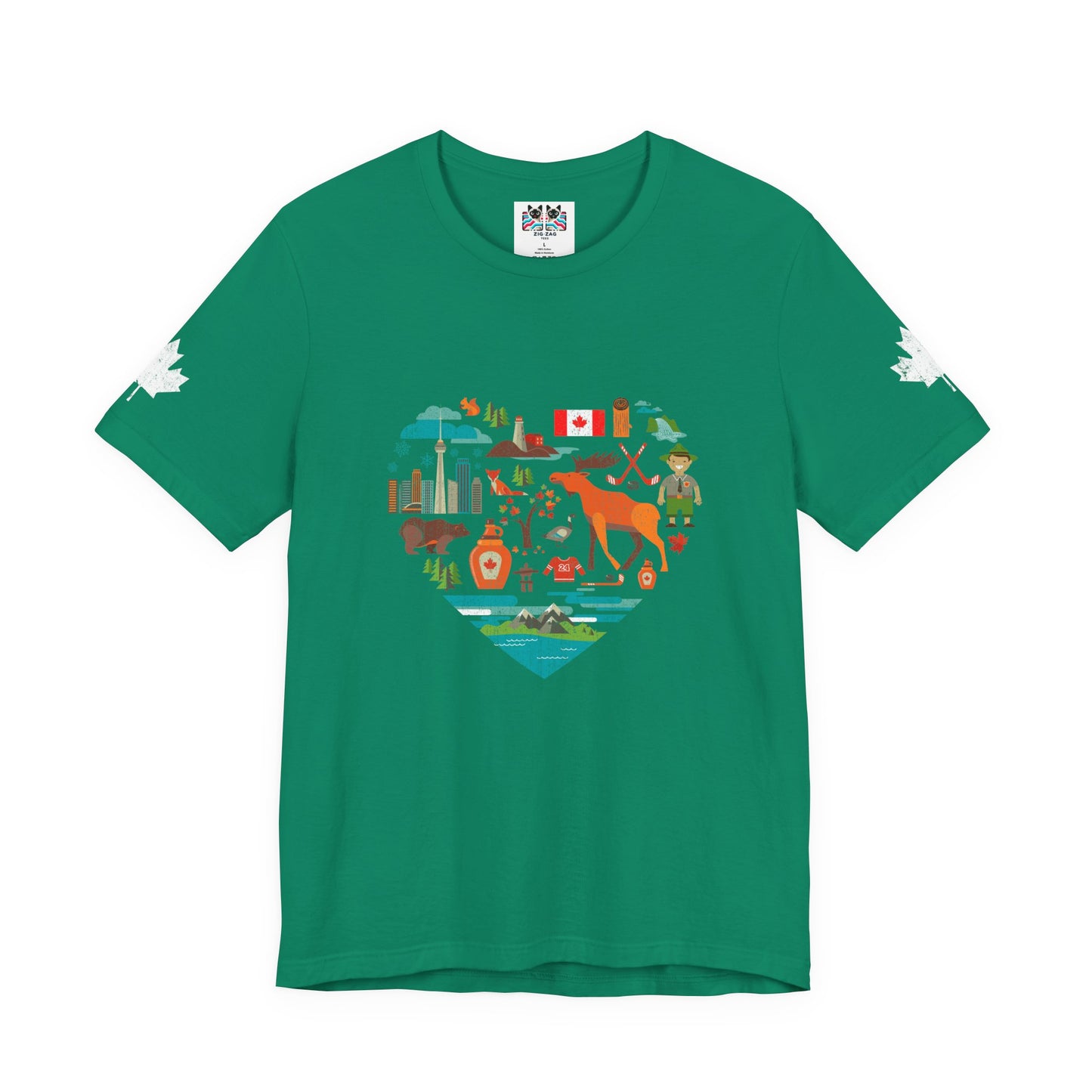Canada Heart Icons Heritage T-Shirt