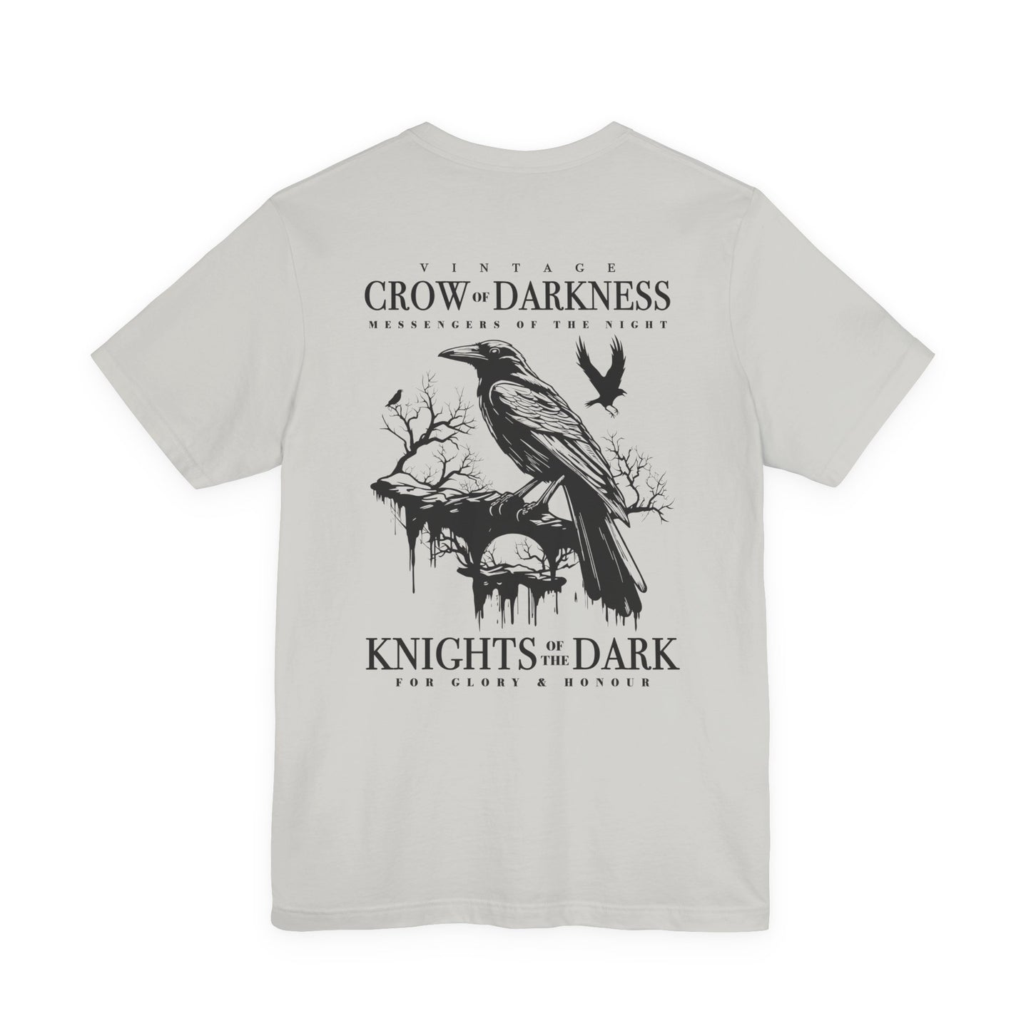 Vintage Crow of Darkness T-Shirt – Night Messenger Graphic