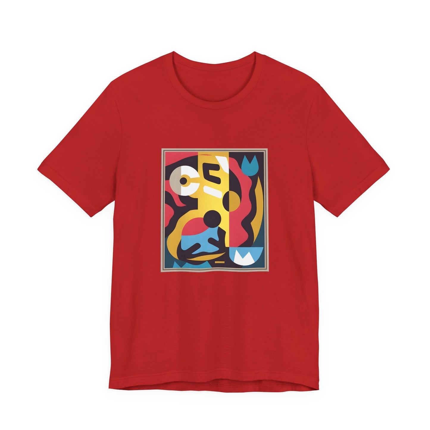 Modern Art Connoisseur Tshirt – Bold Abstract Graphic Design