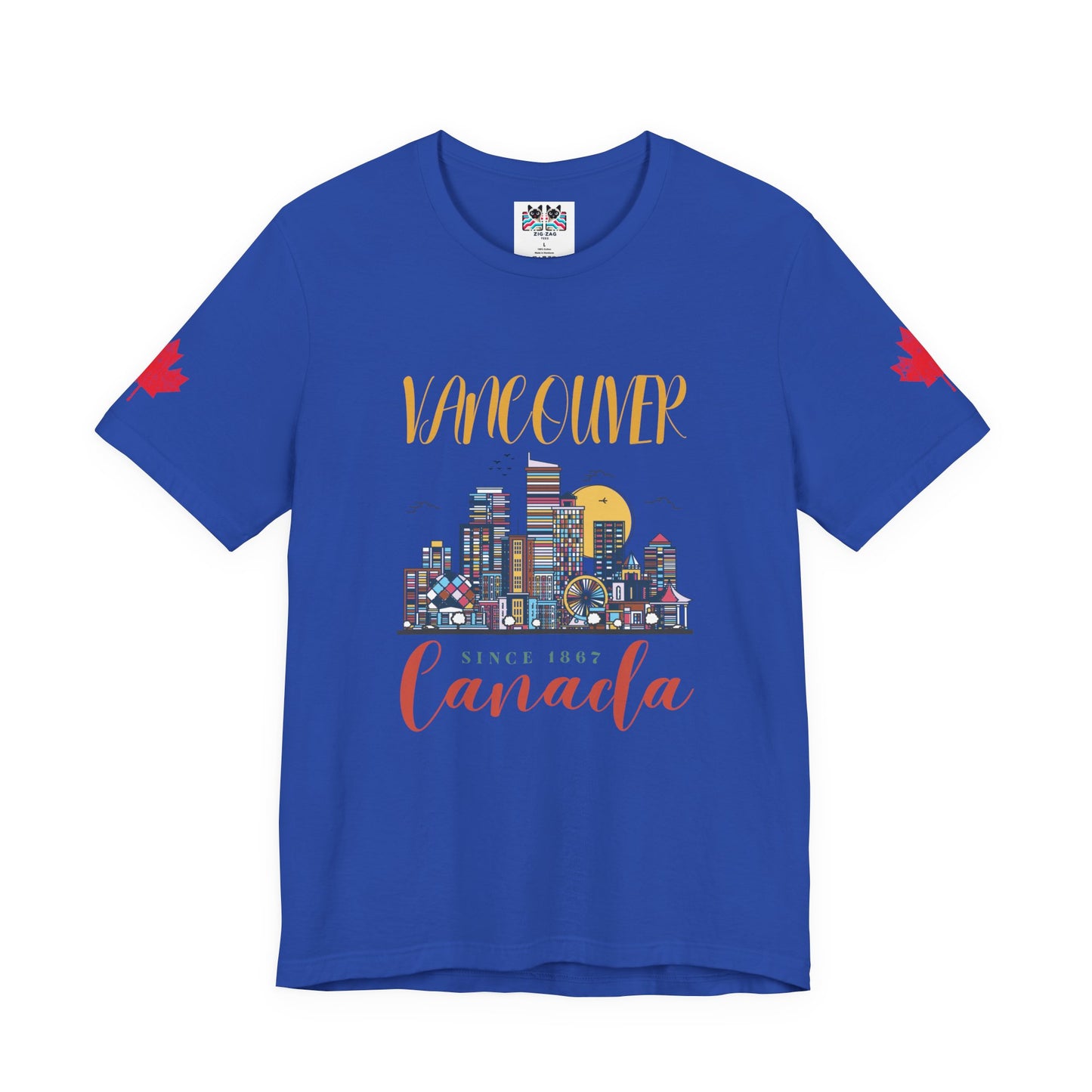 Vancouver Skyline Canada Since 1867 T-Shirt