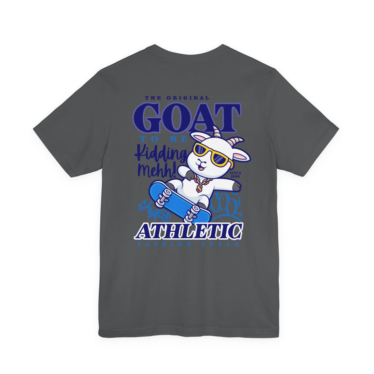 The Original GOAT to be Kidding Mehh! Skateboarding Goat T-Shirt