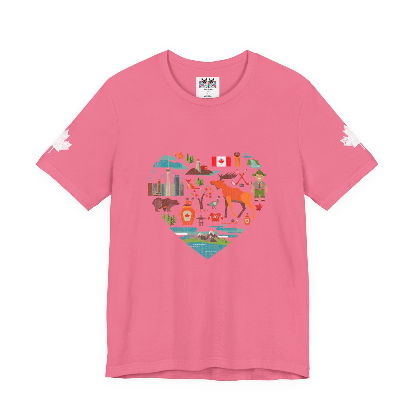 Canada Heart Icons Heritage T-Shirt