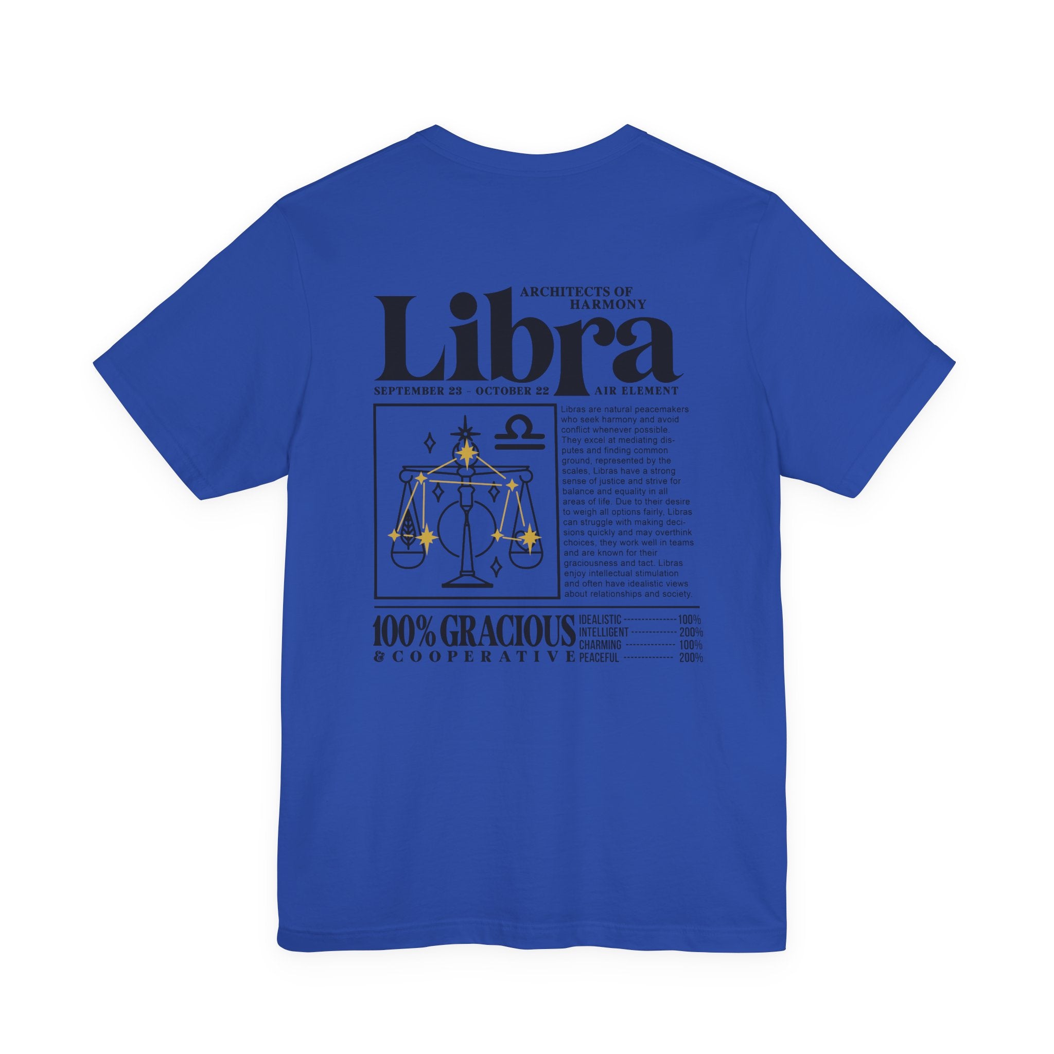 Libra Zodiac T-Shirt – Architects of Harmony Air Element