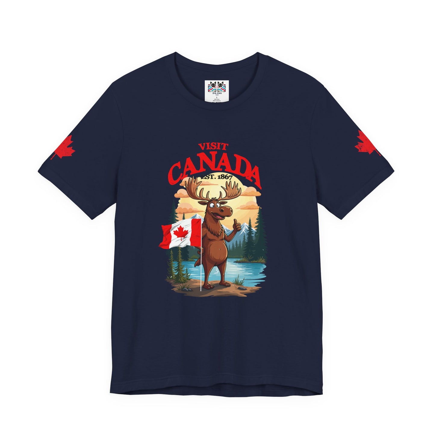 Visit Canada Moose Welcome T-Shirt