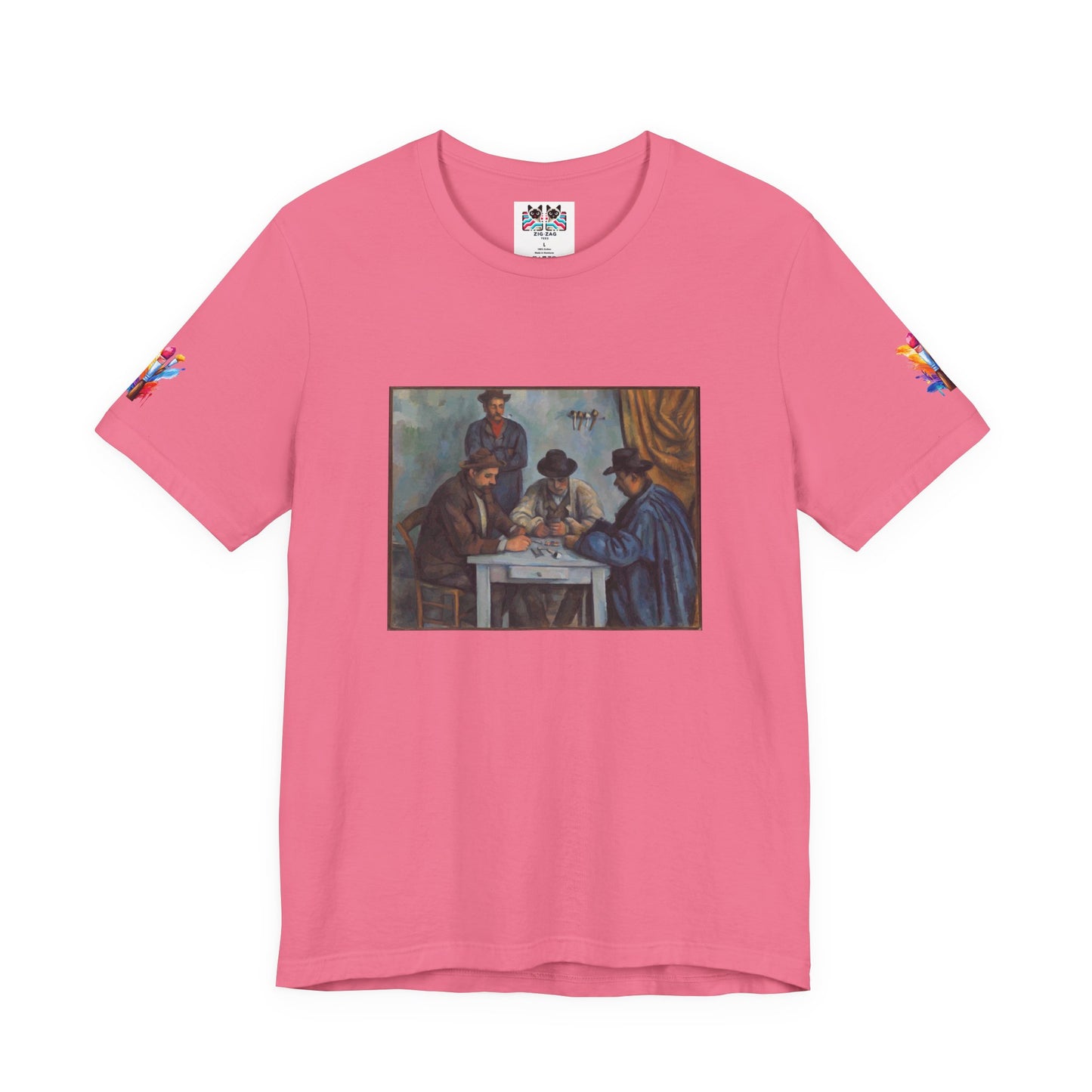The Card Players Art T-Shirt – Post-Impressionist Masterpiece Graphic Tee