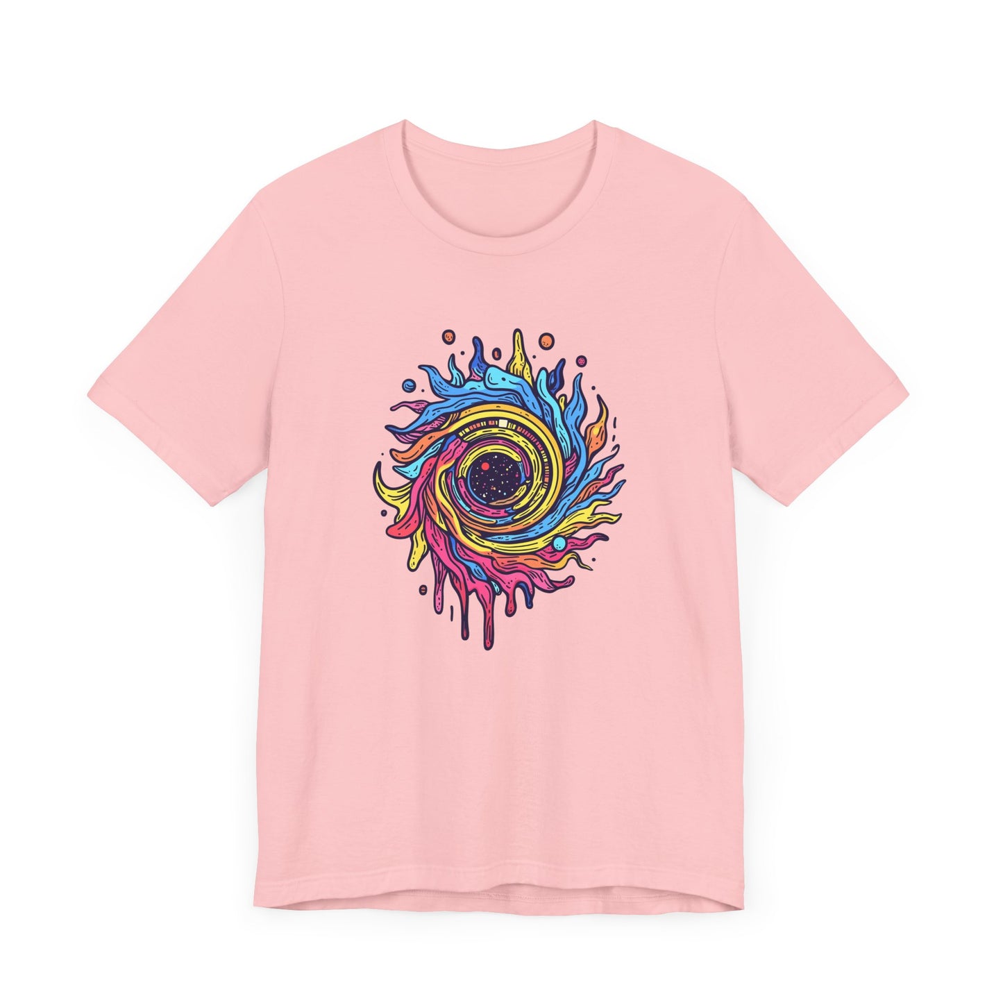 Colorful Sonic Spiral – Vibrant Psychedelic Spiral Graphic T-Shirt