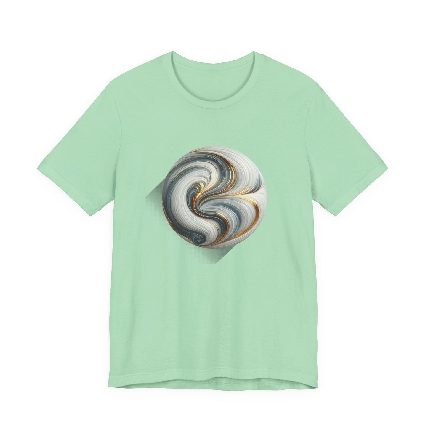 Liquid Marble – Flowing Marble Effect Abstract Graphic T-Shirt