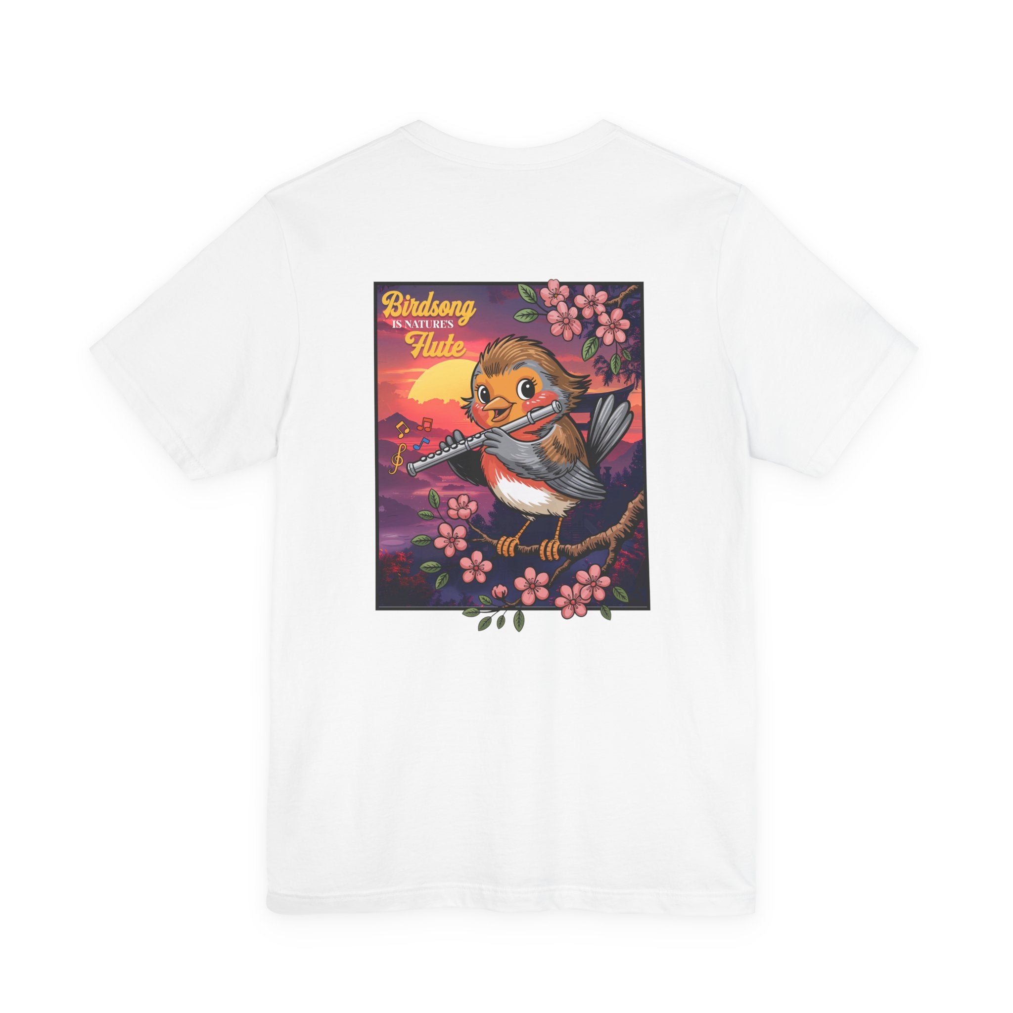 Bird Is Nature’s Flute Sunrise Music T-Shirt