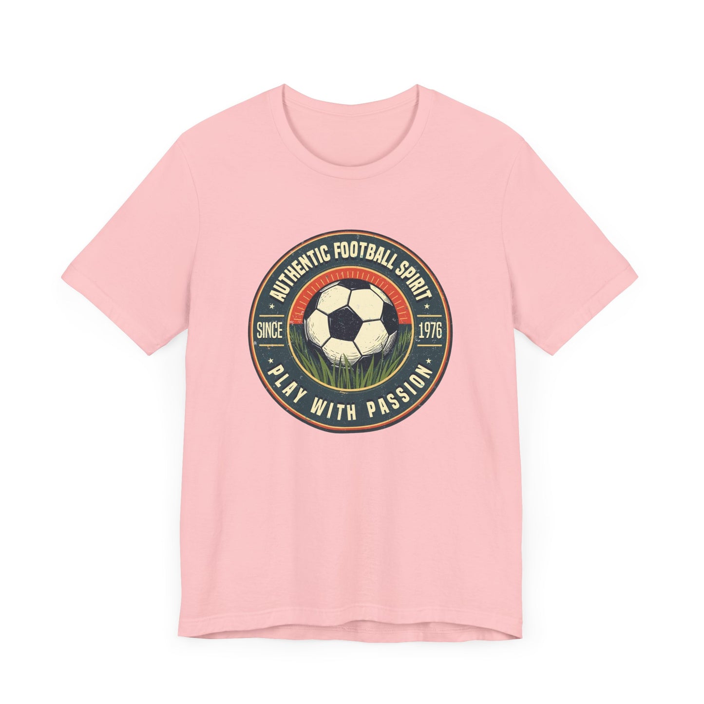 Retro Soccer Badge Tee, Vintage Football Graphic Shirt, Classic Sports Fan Top, Game Day Retro Look, Soccer History Gift Shirt