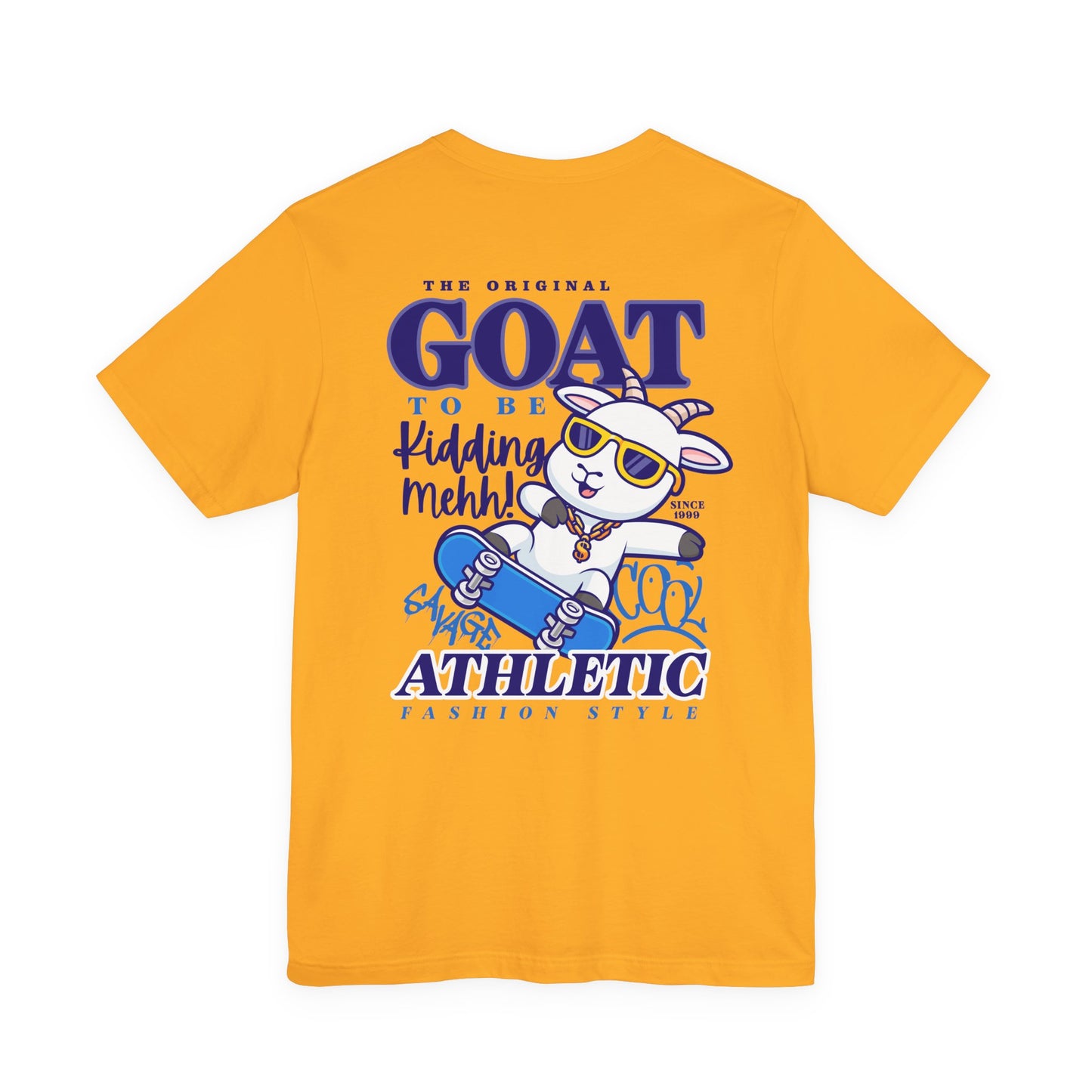 The Original GOAT to be Kidding Mehh! Skateboarding Goat T-Shirt