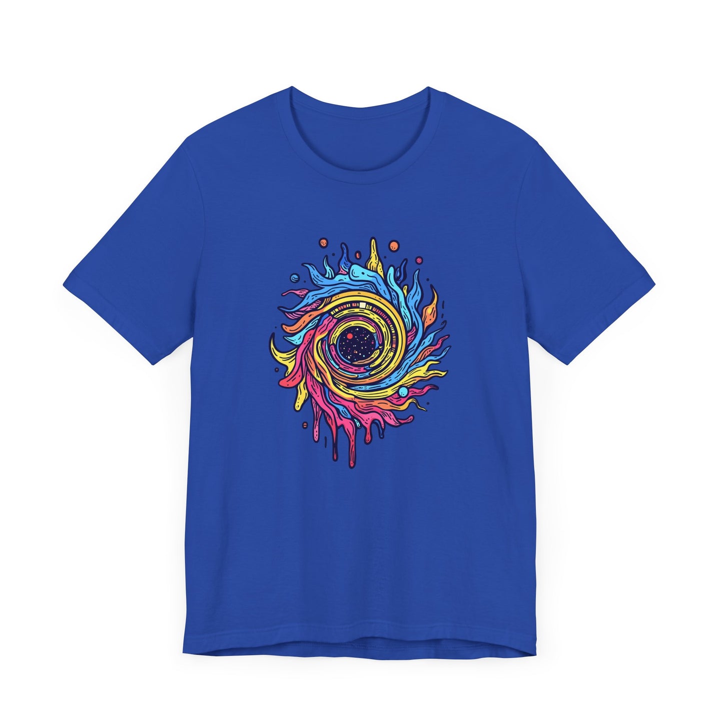 Colorful Sonic Spiral – Vibrant Psychedelic Spiral Graphic T-Shirt