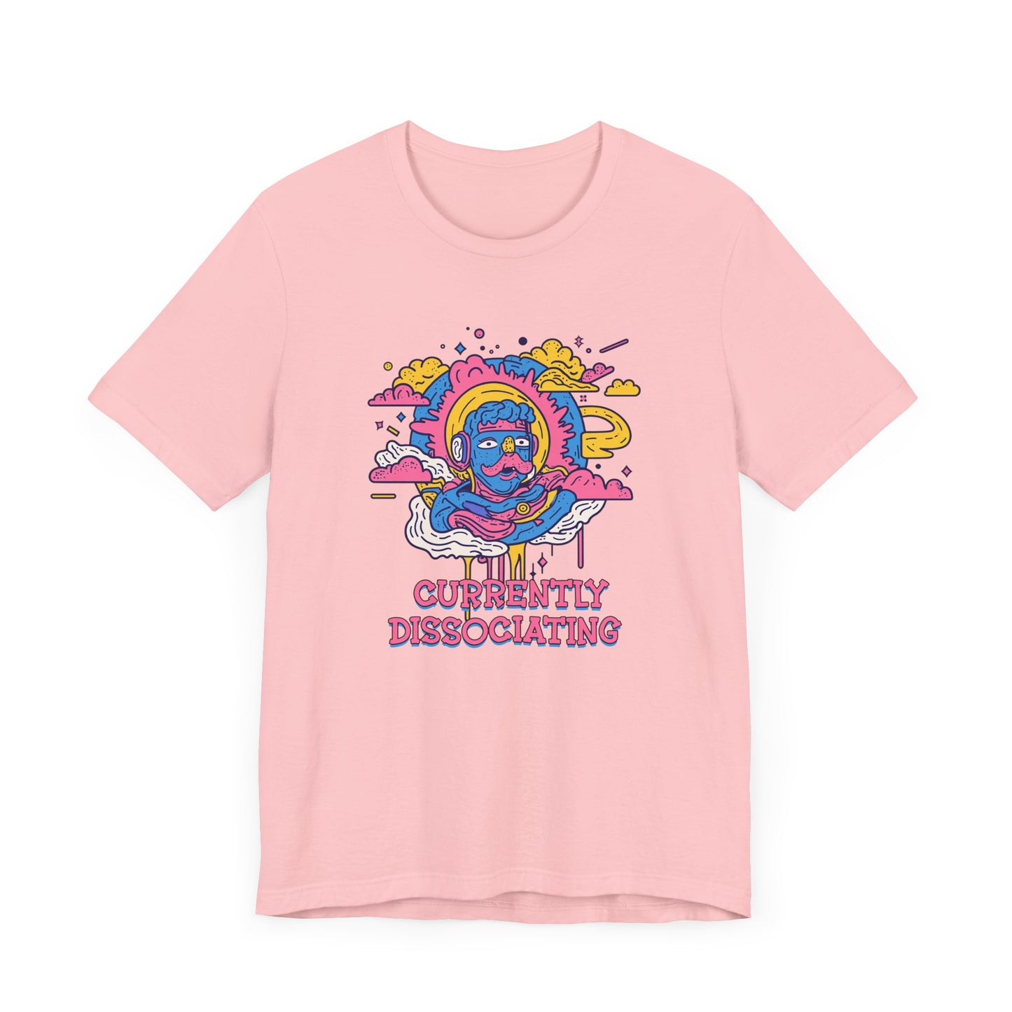 Currently Dissociating – Visually Detached from Reality or Oneself Graphic T-Shirt