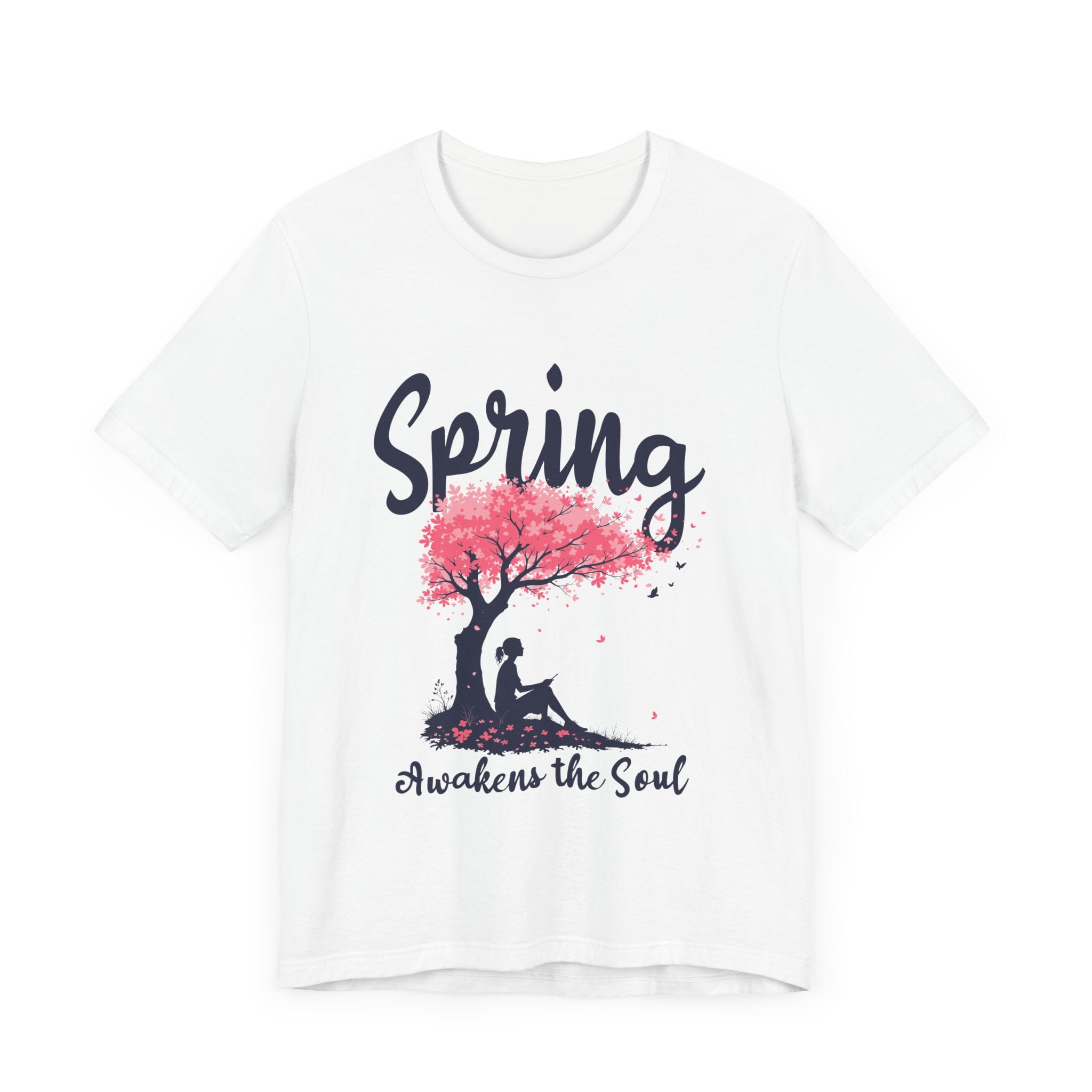 Flourish and Thrive Tee, Positive Growth Shirt, Spring Bloom Top, Empowering Nature Quote Tee, Floral Energy Gift Tee