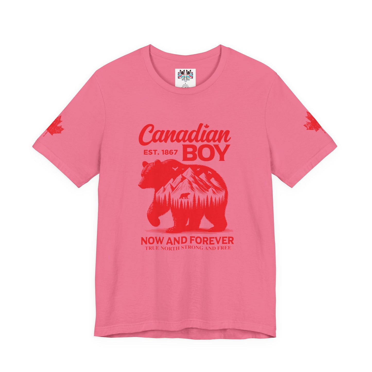 Canadian Boy Wilderness Bear T-Shirt