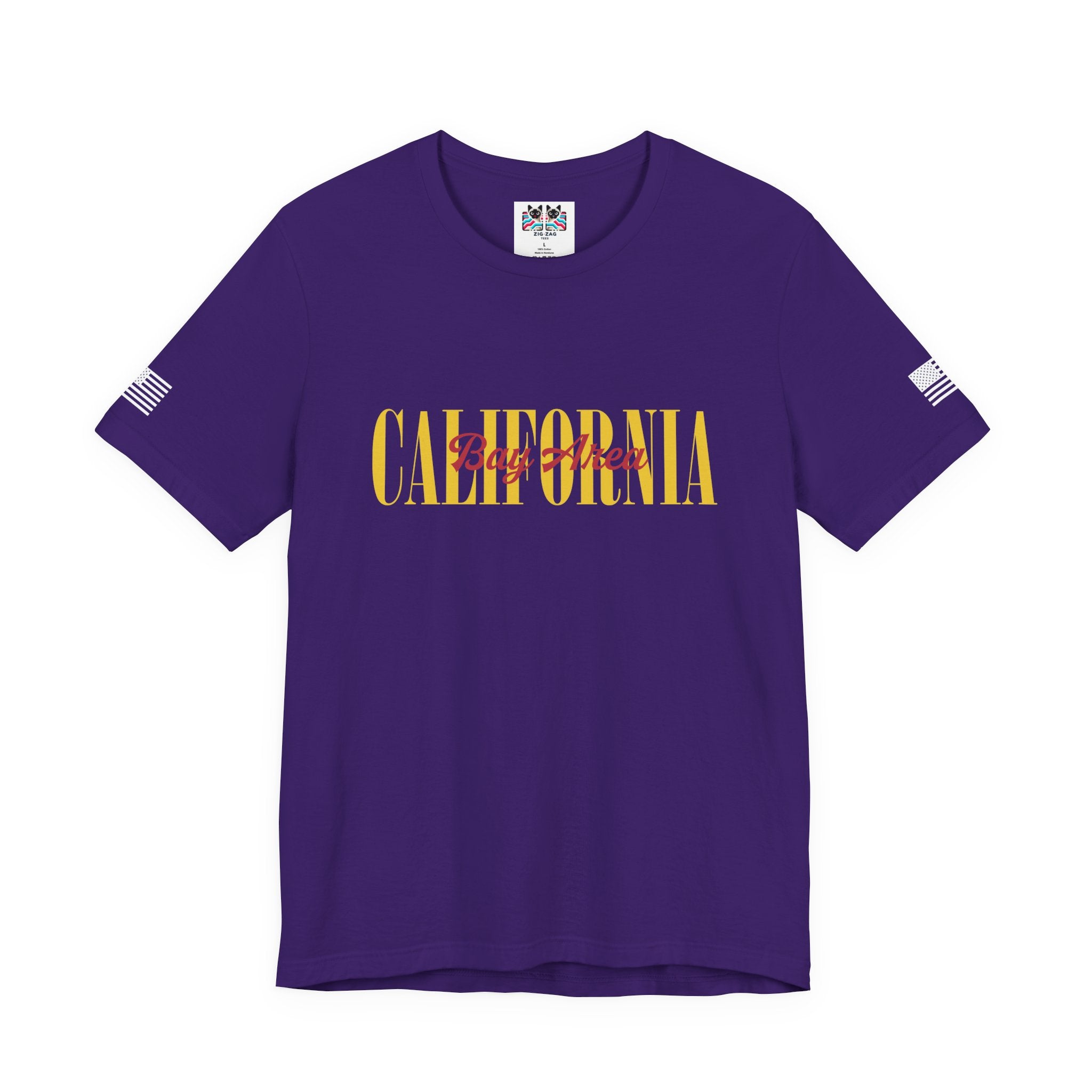 California Bay Area T-Shirt – Bold Varsity Style Graphic Tee