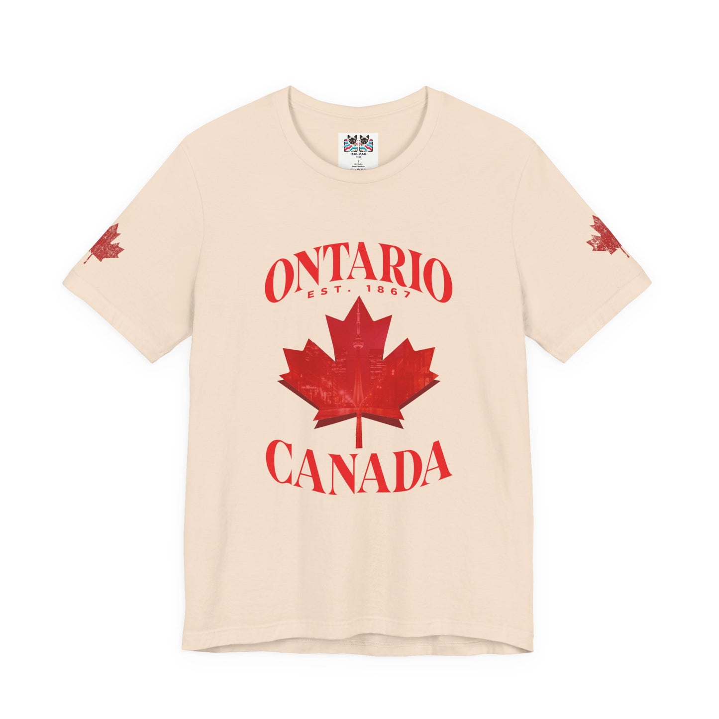 Ontario Skyline Maple Leaf T-Shirt
