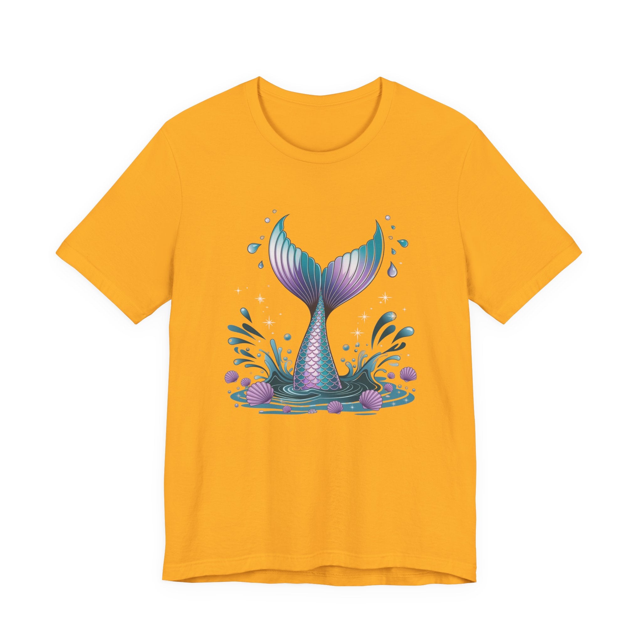 Mermaid Energy – Diving Mermaid Hip to Tail Graphic T-Shirt