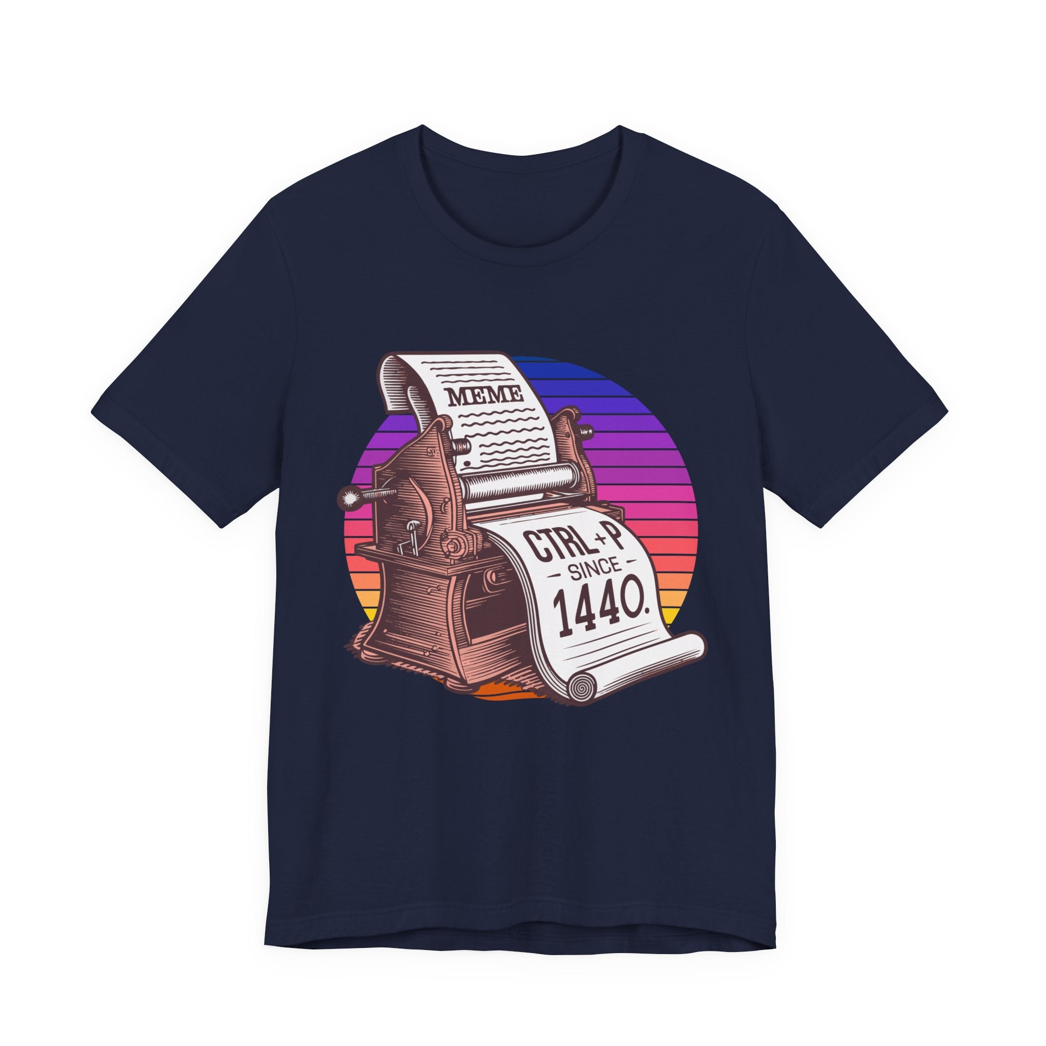 CTRL + P Since 1440 Tshirt – The Printing Press Meme Edition