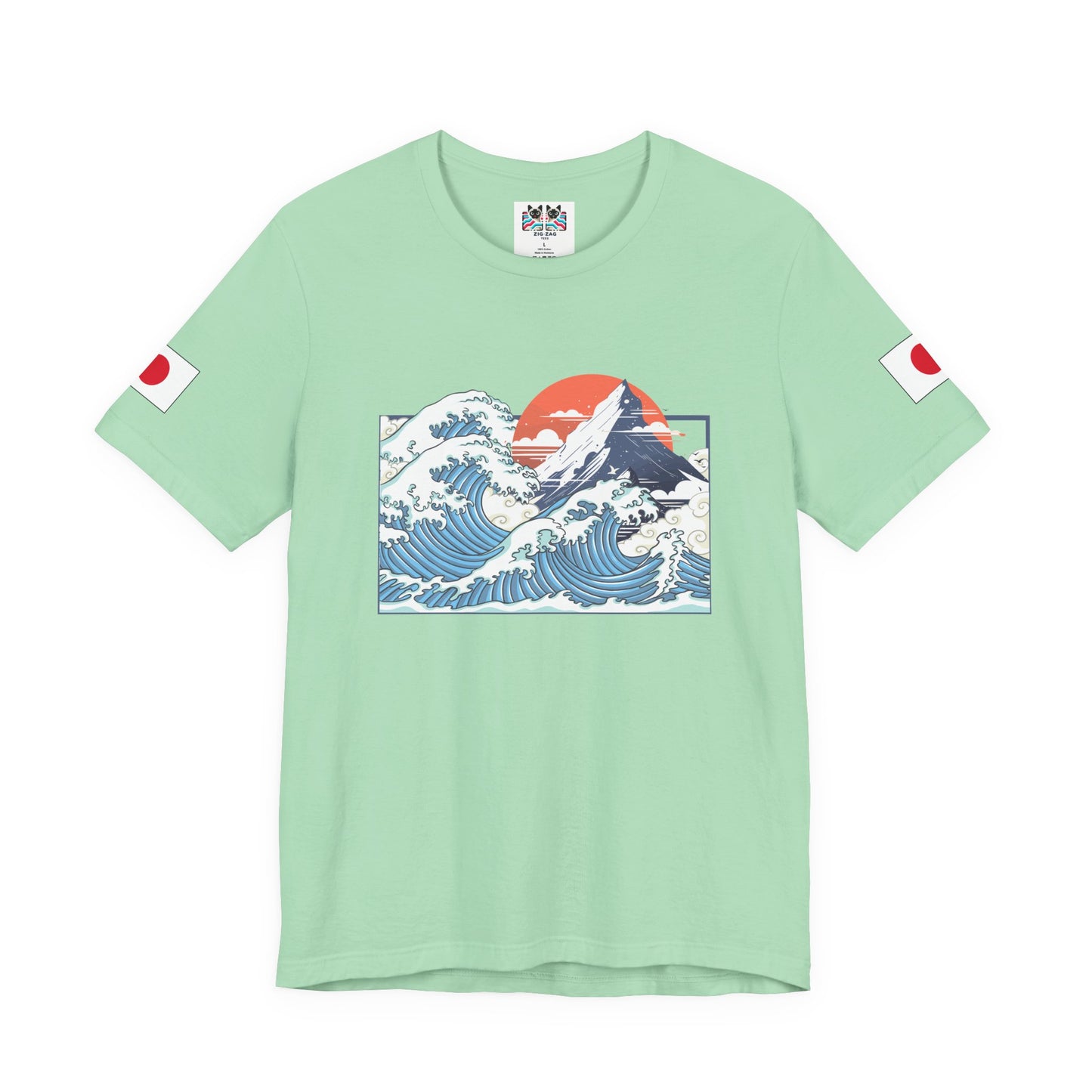 Great Wave Mt. Fuji T-Shirt – Japanese Art Hokusai Style Graphic Tee