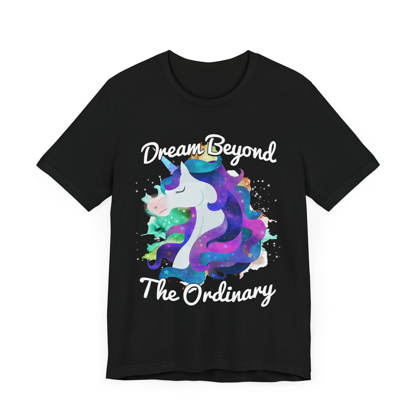 Abstract Unicorn Head - Magical & Whimsical T-Shirt