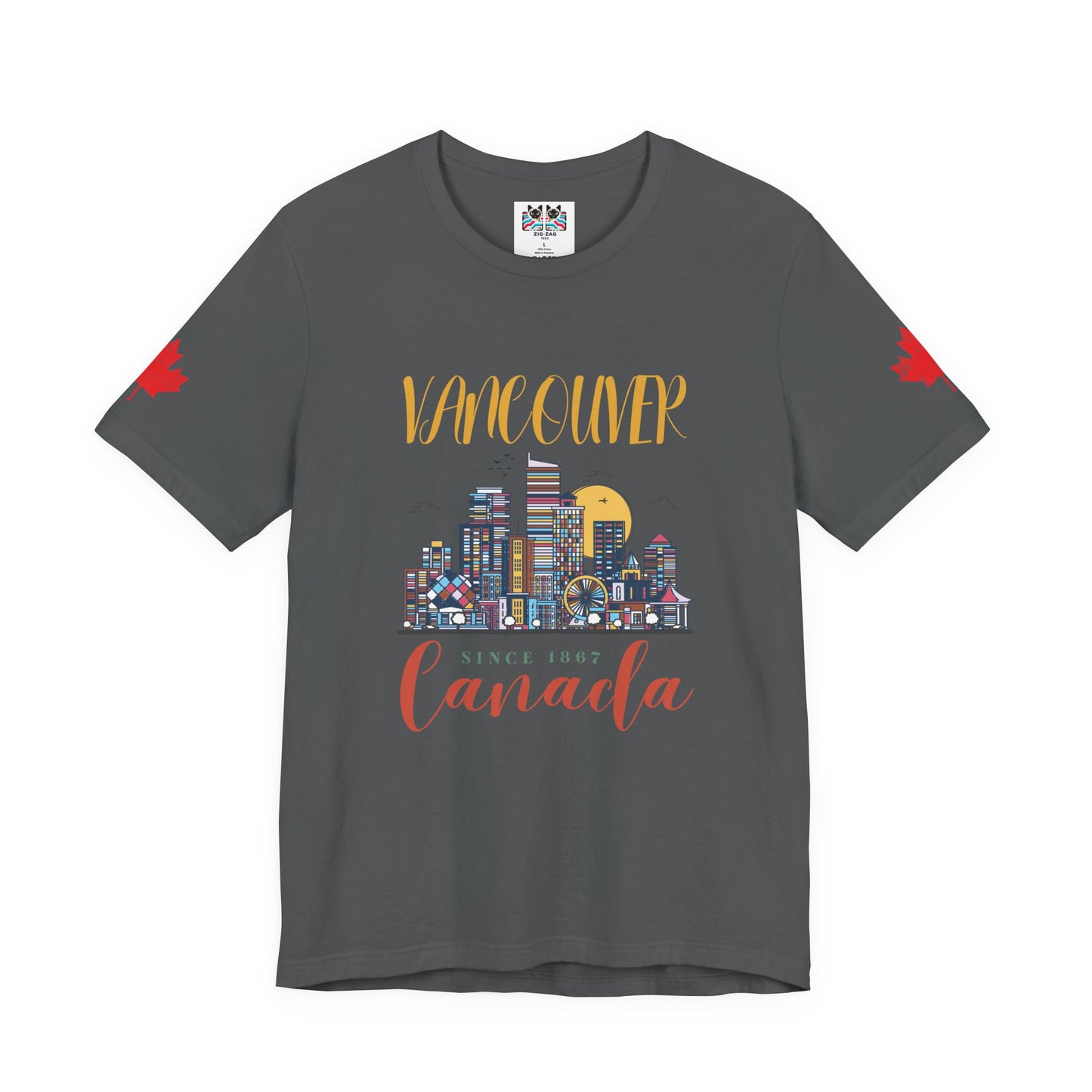 Vancouver Skyline Canada Since 1867 T-Shirt
