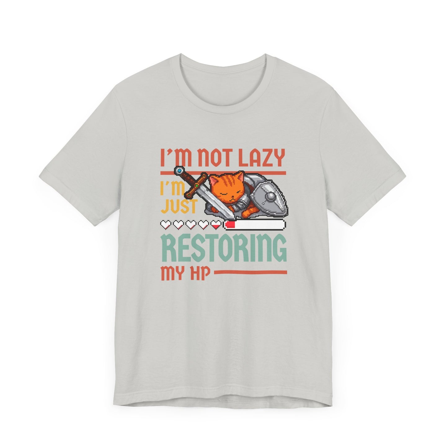 I’m Not Lazy I’m Just Conserving Energy Like a Pro Tee, Cat Nap Humor Shirt, Feline Chill Graphic Tee, Funny Mood Top