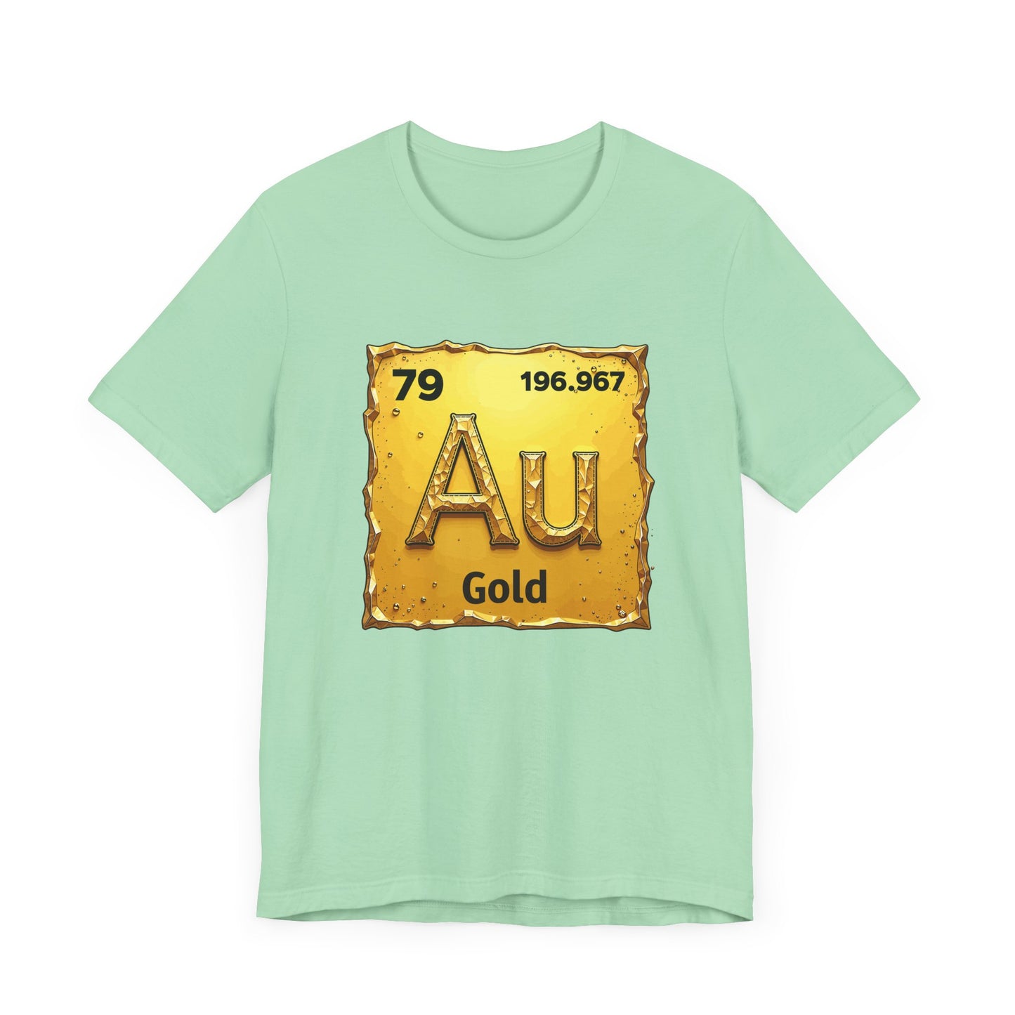 Gold Because I’m Worth It Tee, Science Glam Shirt, Chemistry Humor Tee, Periodic Table Graphic Top, Self Worth Gift
