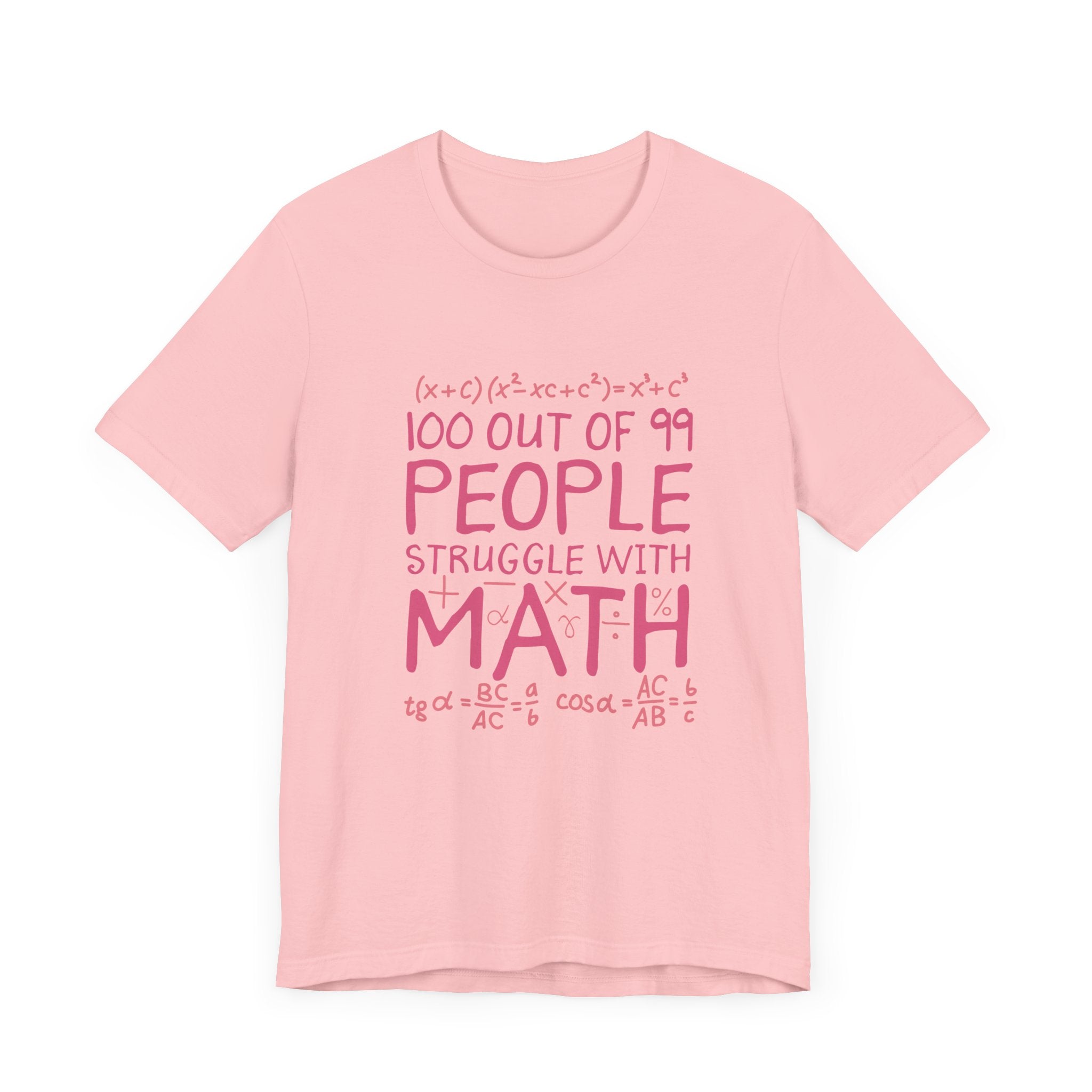 Math Struggle T-Shirt – 100 Out of 99 People Math Joke