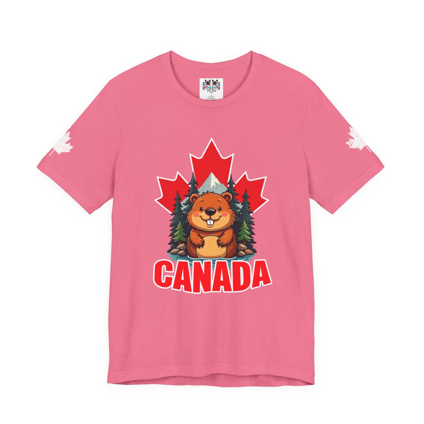 Canada Maple Beaver Cartoon T-Shirt