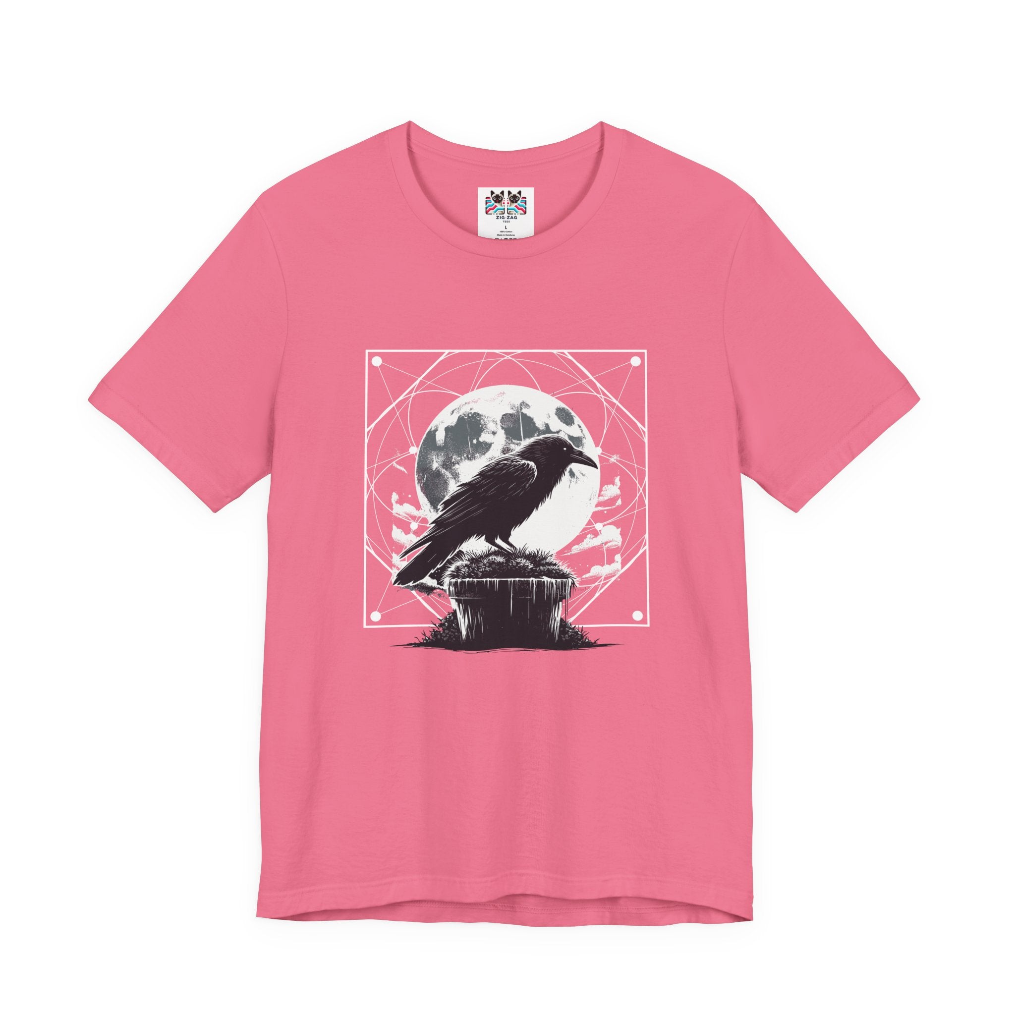 Moonlit Crow Purple Night T-Shirt