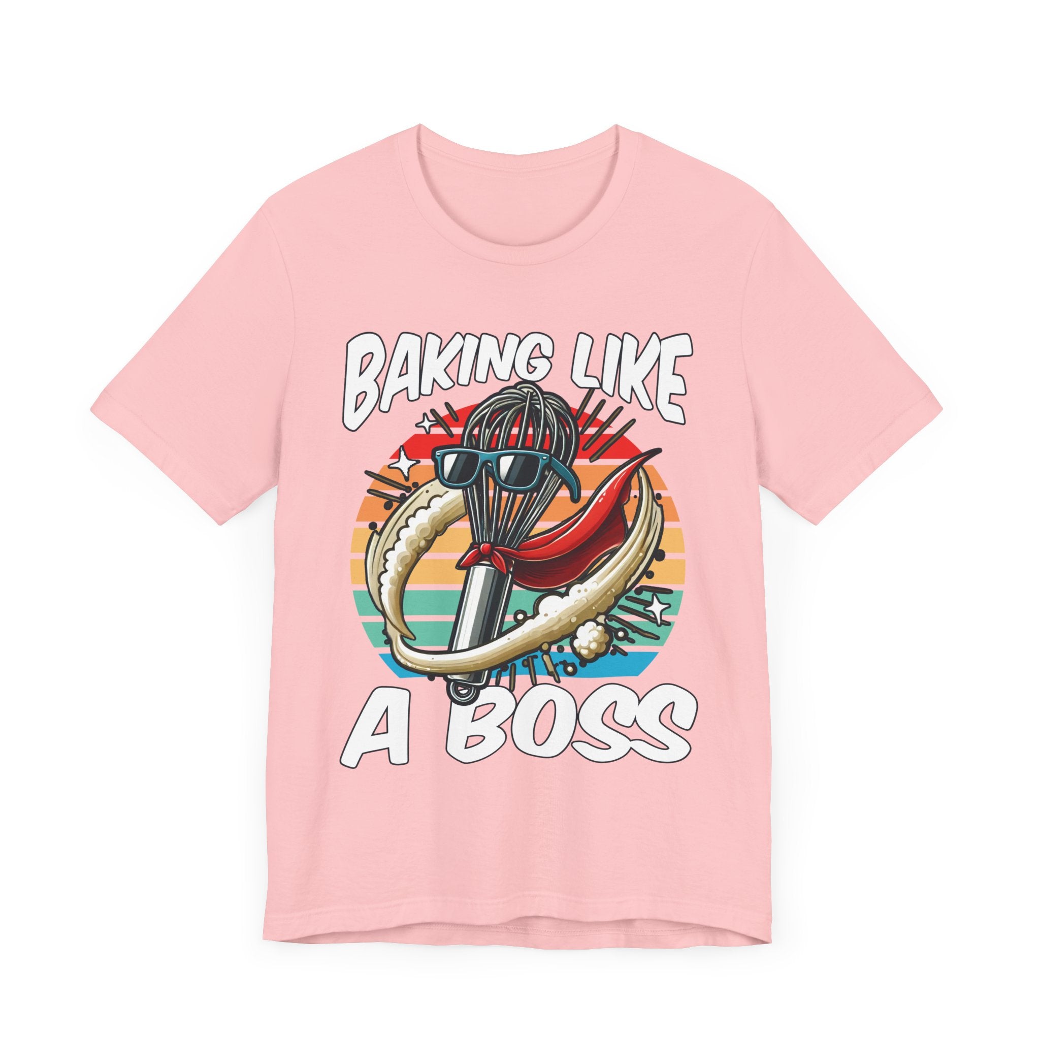 Bake Like a Boss | Whisk with Sunglasses Graphic T-Shirt