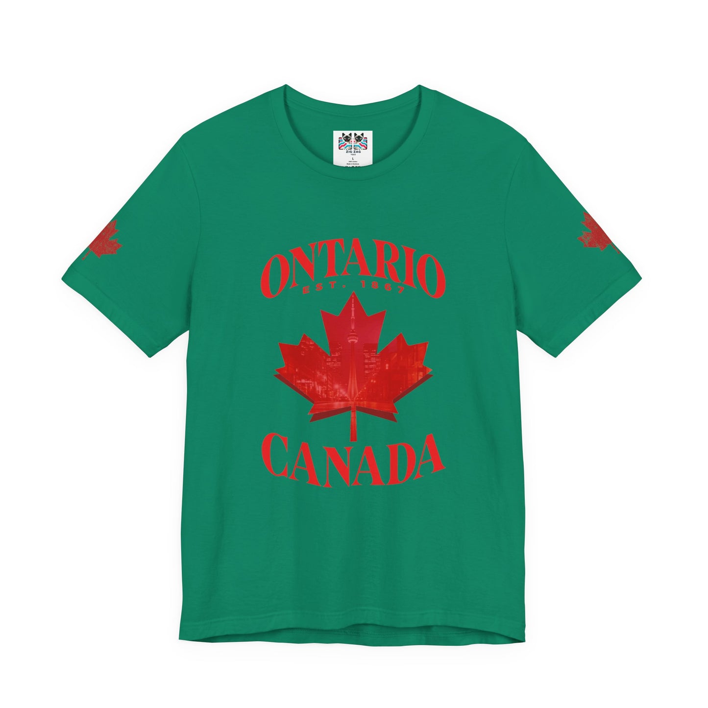 Ontario Skyline Maple Leaf T-Shirt