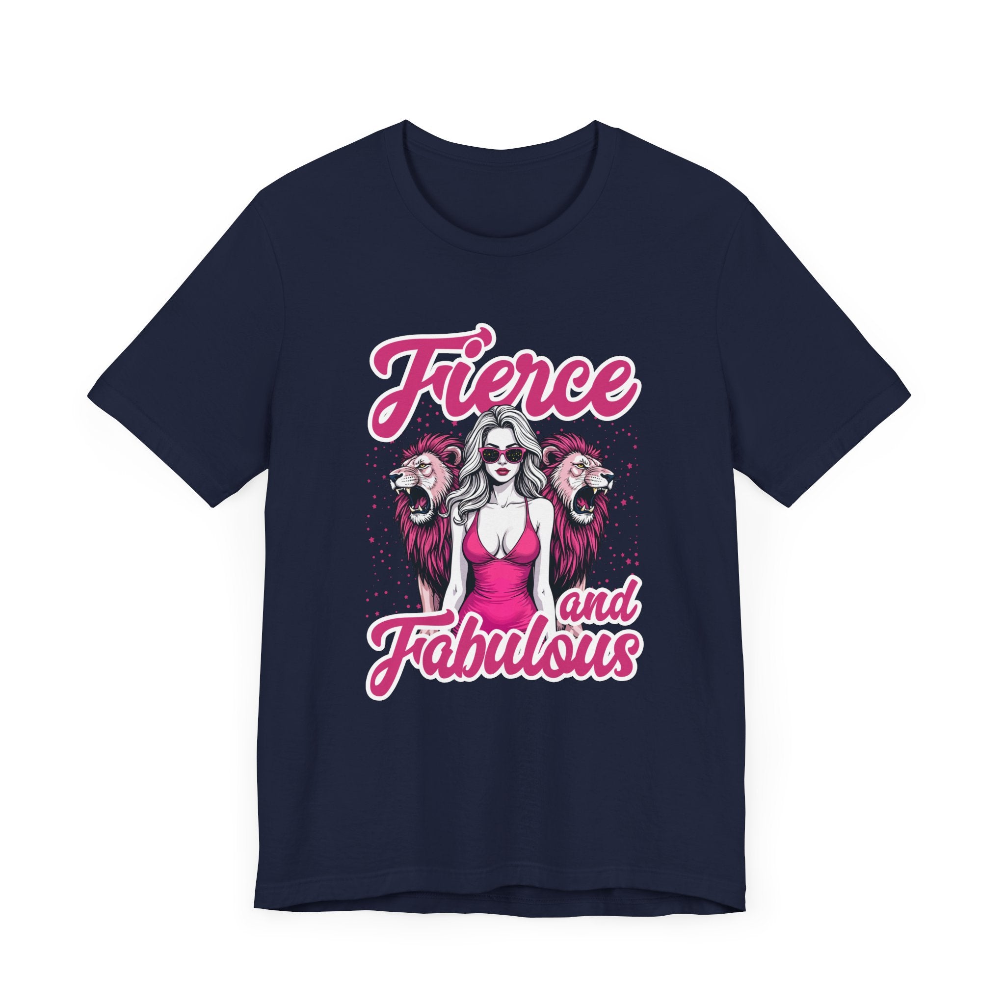 Fierce and Fabulous T-Shirt – Bold Women & Roaring Lions Graphic Tee