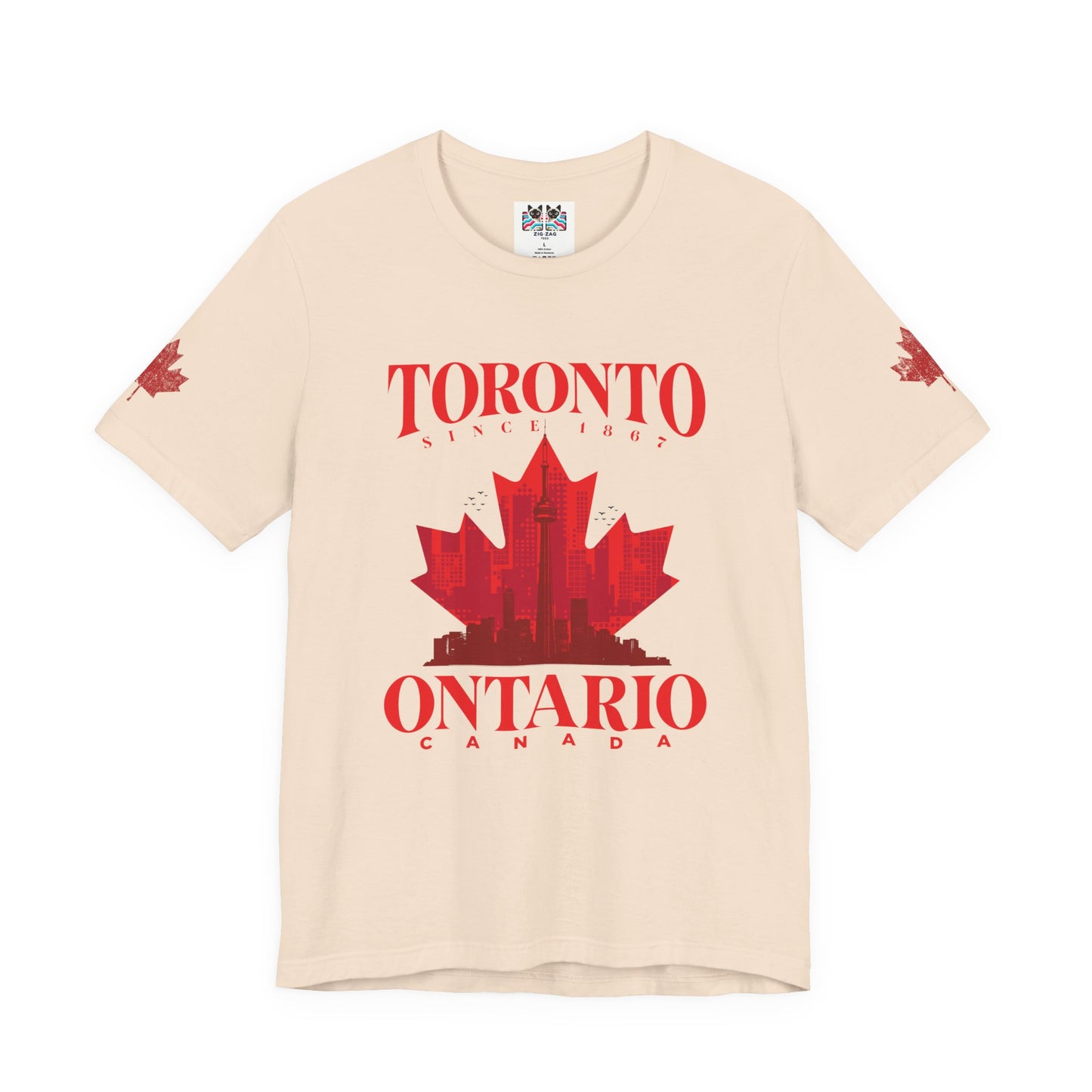 Toronto Skyline Maple Leaf T-Shirt