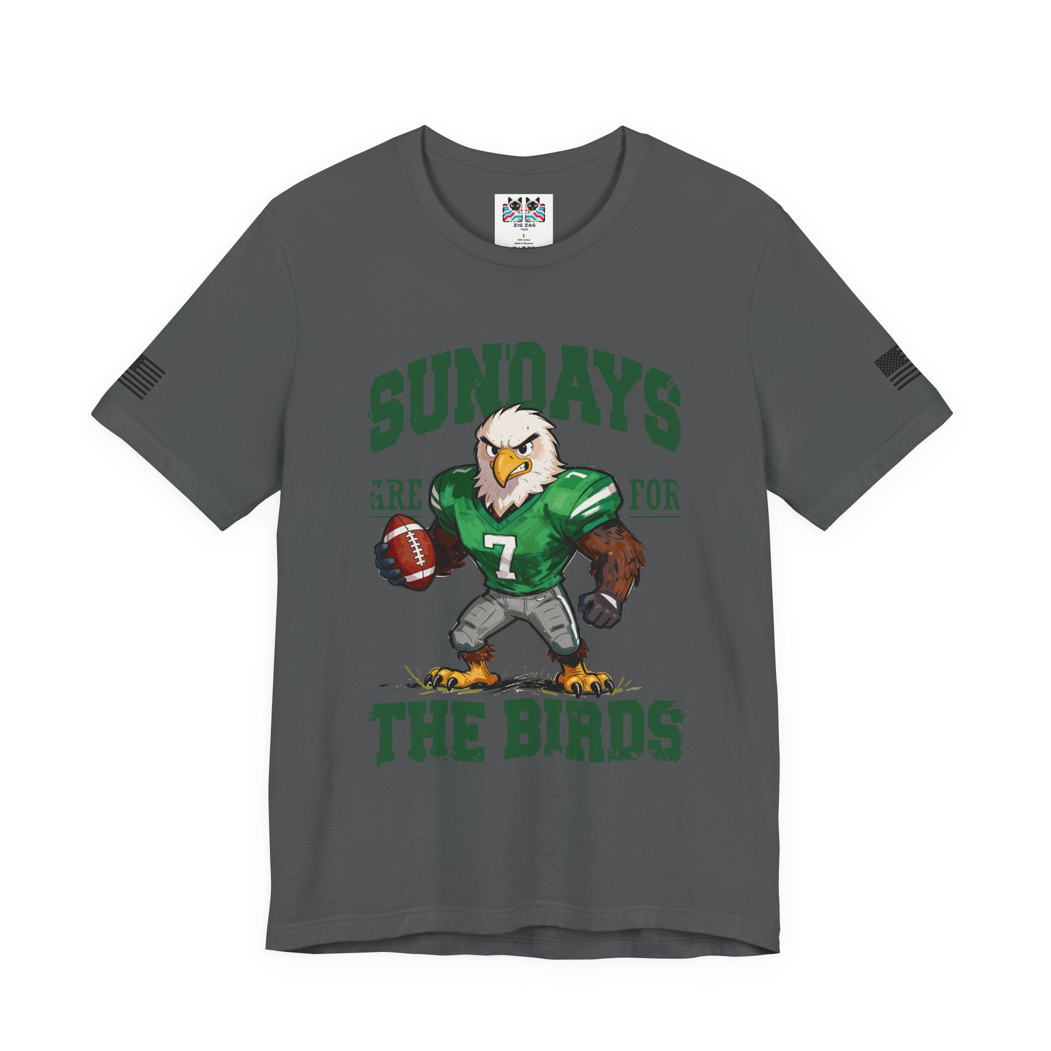 Sundays Are for the Birds T-Shirt – Eagle Football Mascot Cartoon Graphic Tee Philadelphia Fan