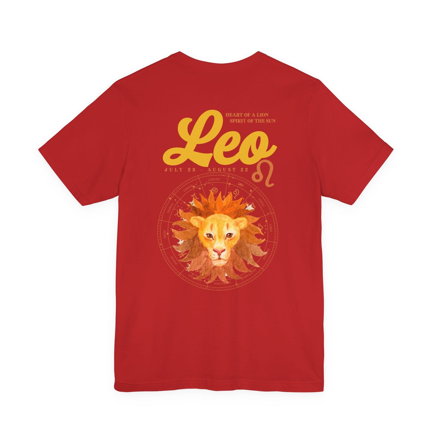 Leo Constellation & Floral Zodiac T-Shirt – July 23 to August 22