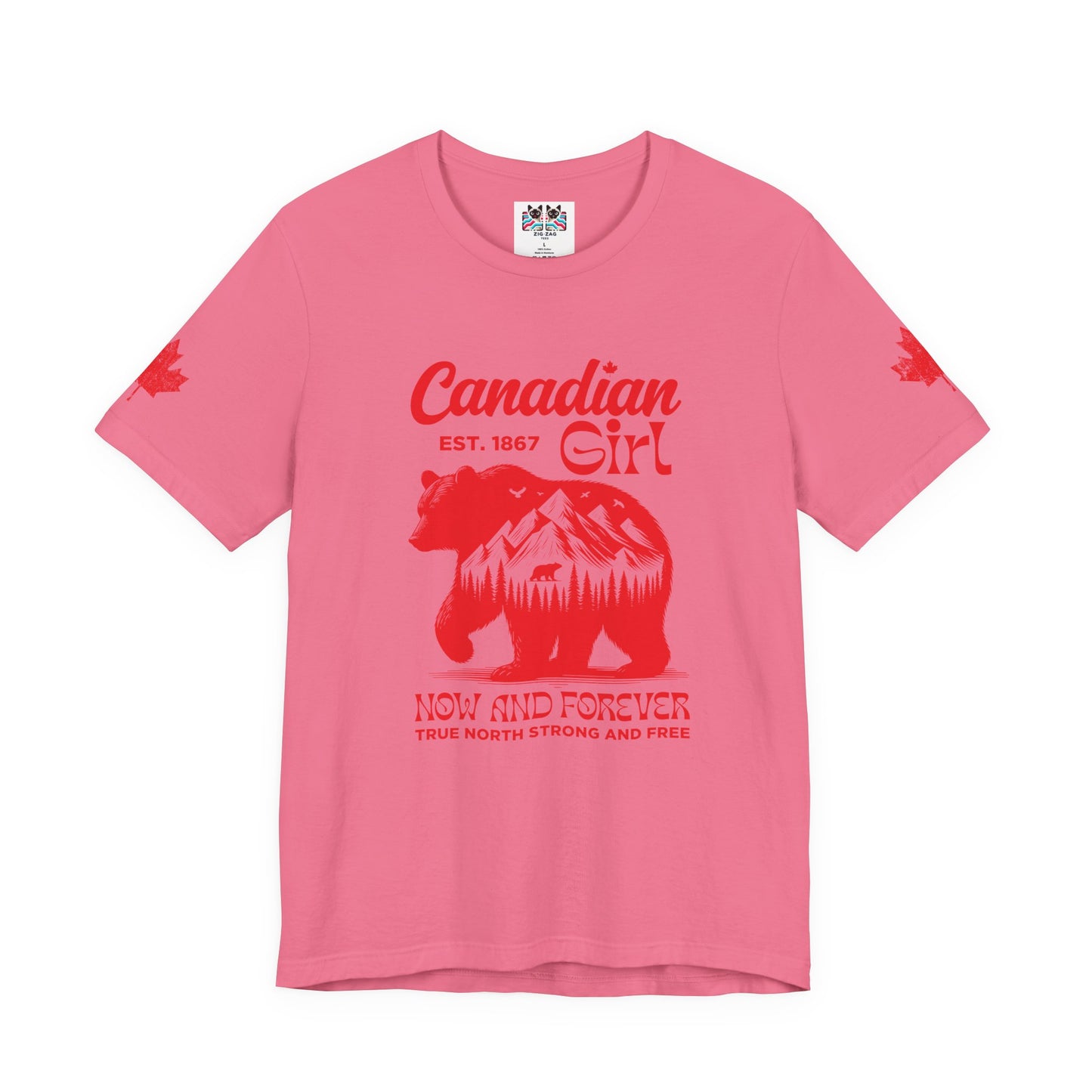 Canadian Girl Wilderness Bear T-Shirt