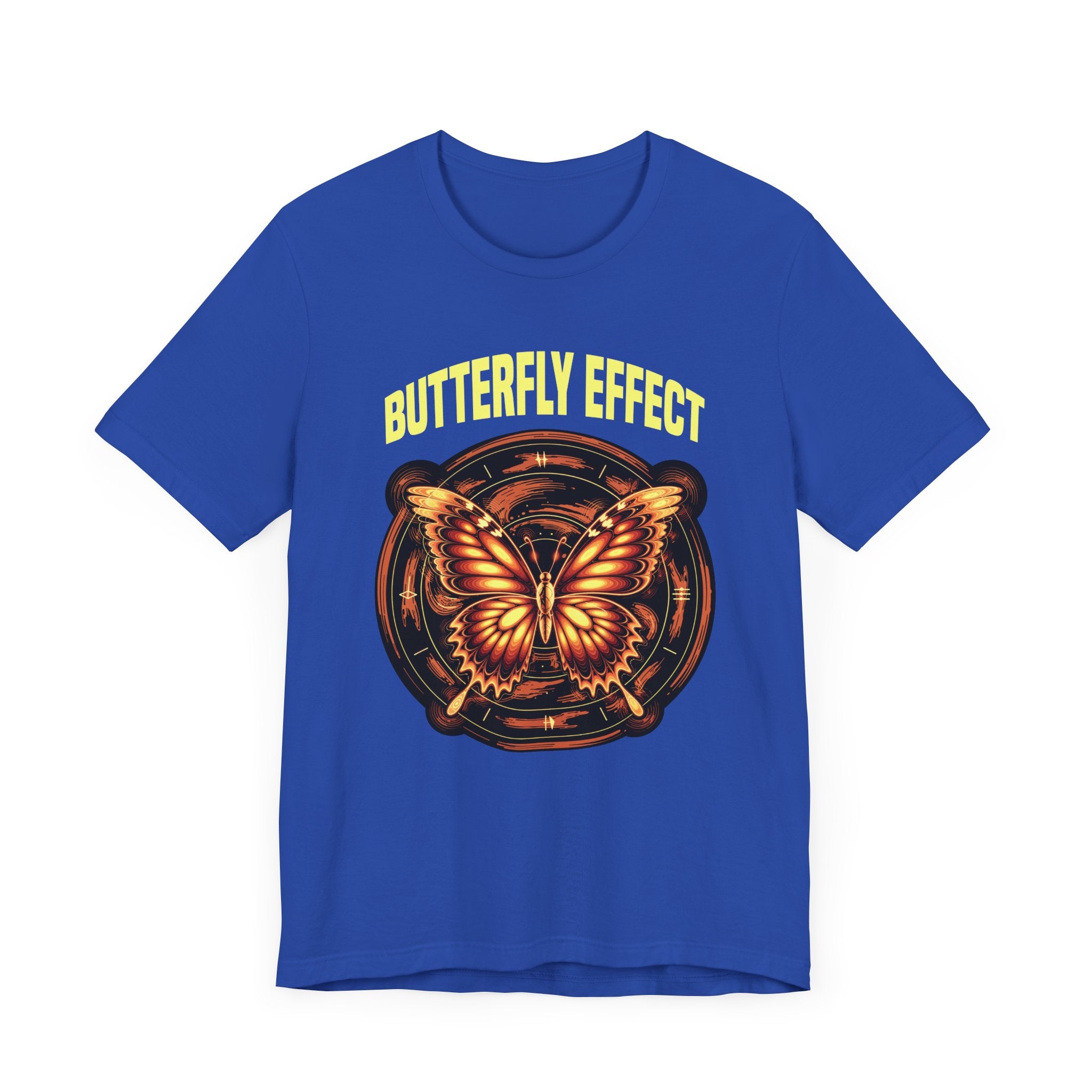 Warning Butterfly Effect Ahead Tee, Sci-Fi Chaos Shirt, Time Shift Graphic Tee, Multiverse Humor Top, Cause and Effect Gift