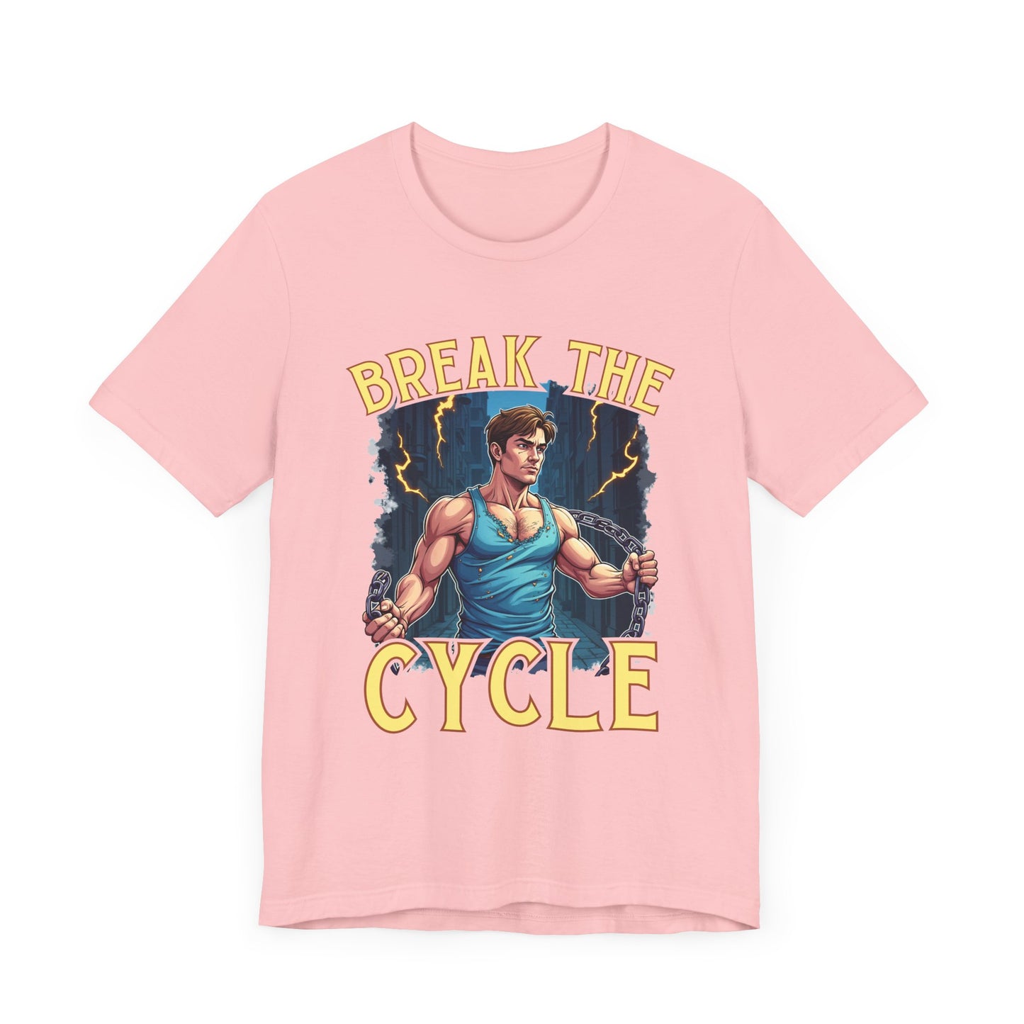 Break the Cycle – Strong Men Unleash your inner strength and determination Graphic T-Shirt