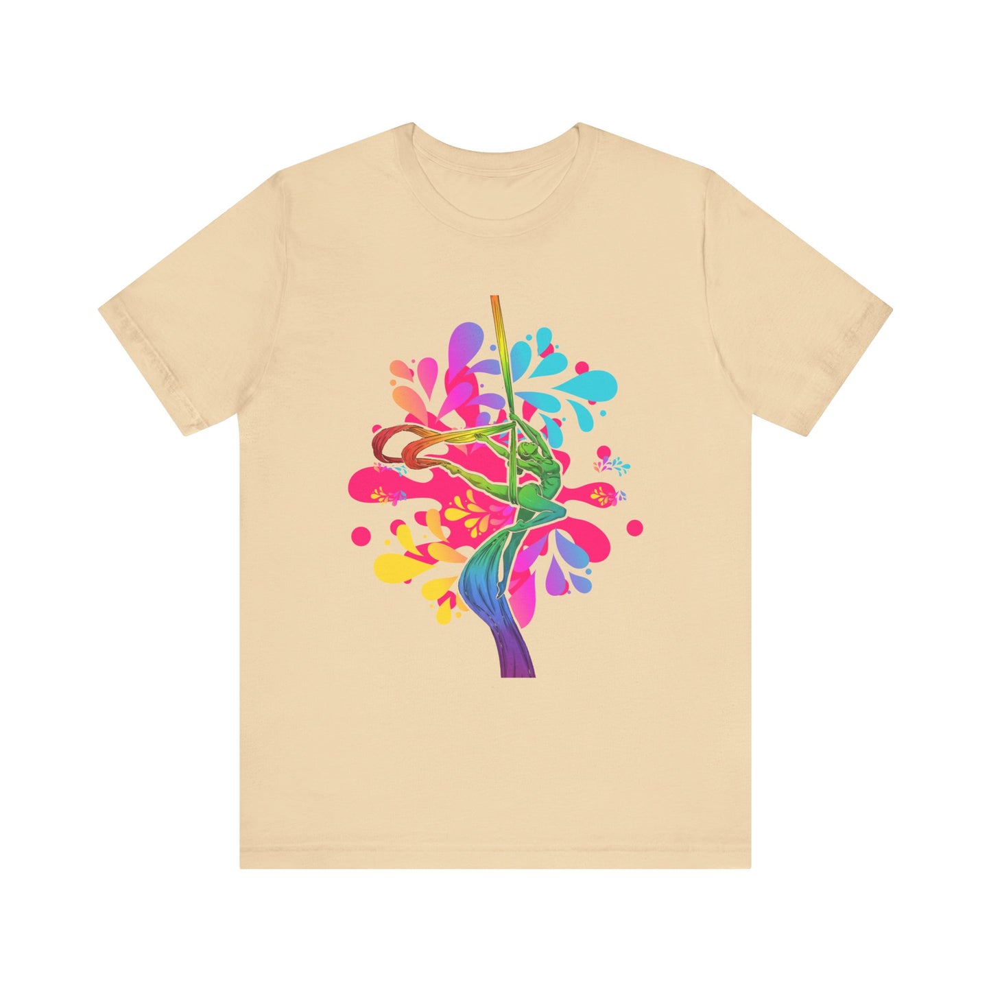 Aerialist Silks Rainbow - Colorful Circus & Dance T-Shirt