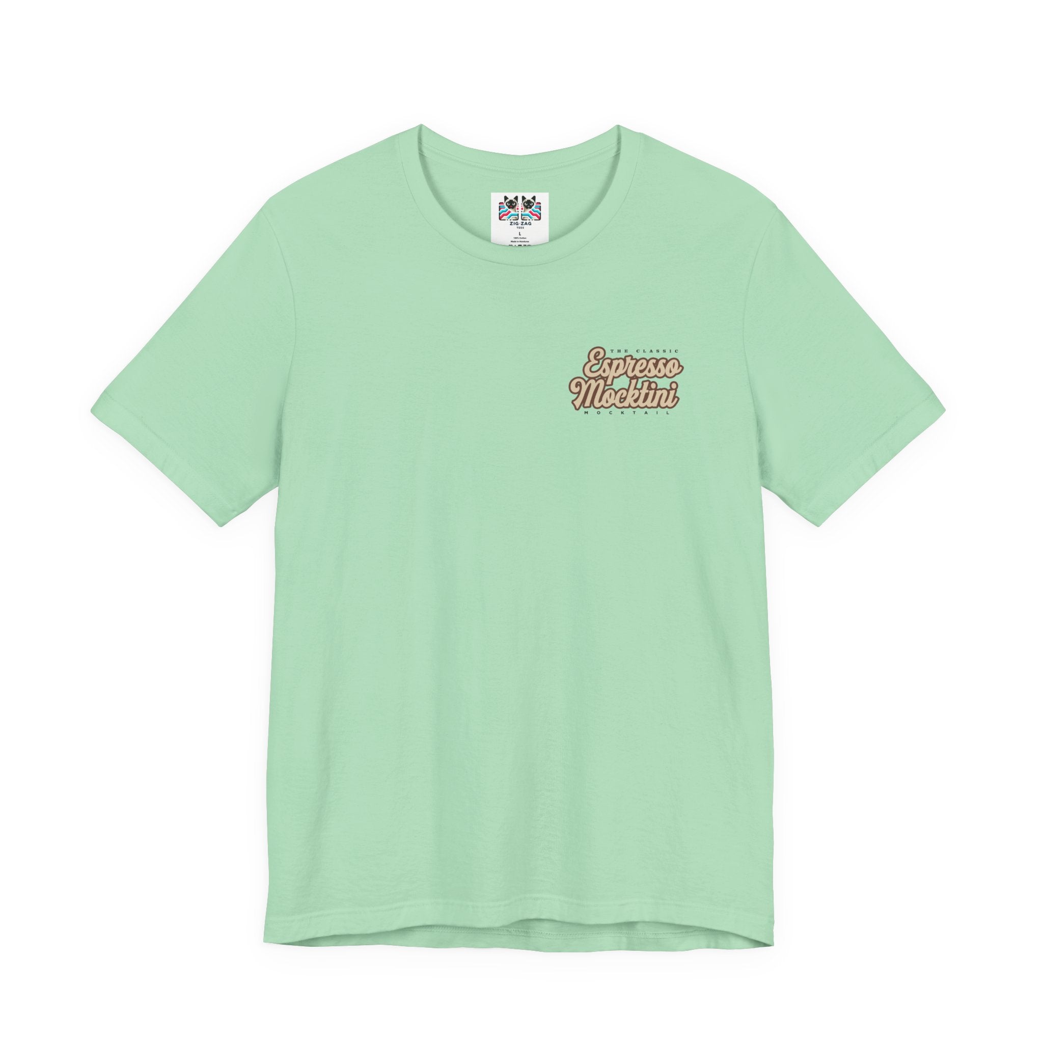 The Classic Espresso Mocktini Mocktail T-Shirt – Featuring Bold Coffee Drink Graphic