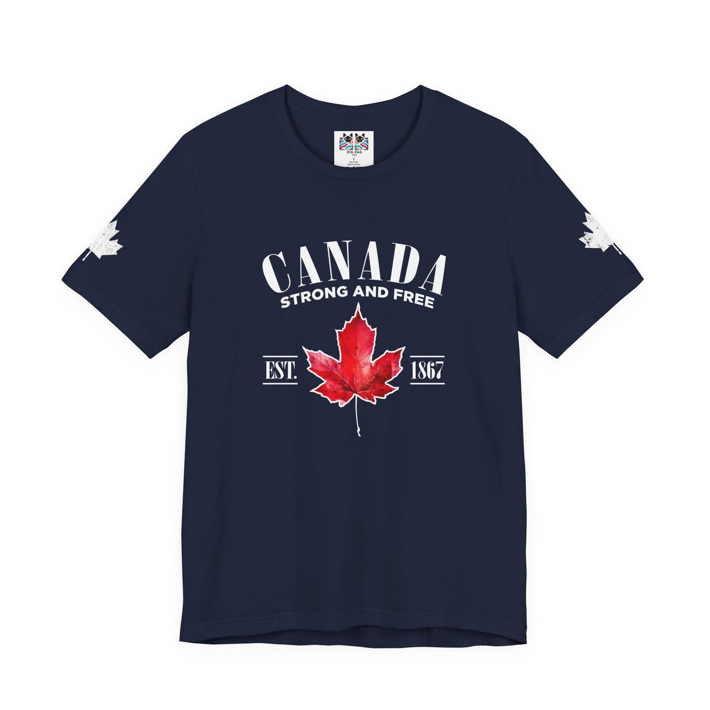 Canada Strong and Free True Maple Heritage [English Only] T-Shirt