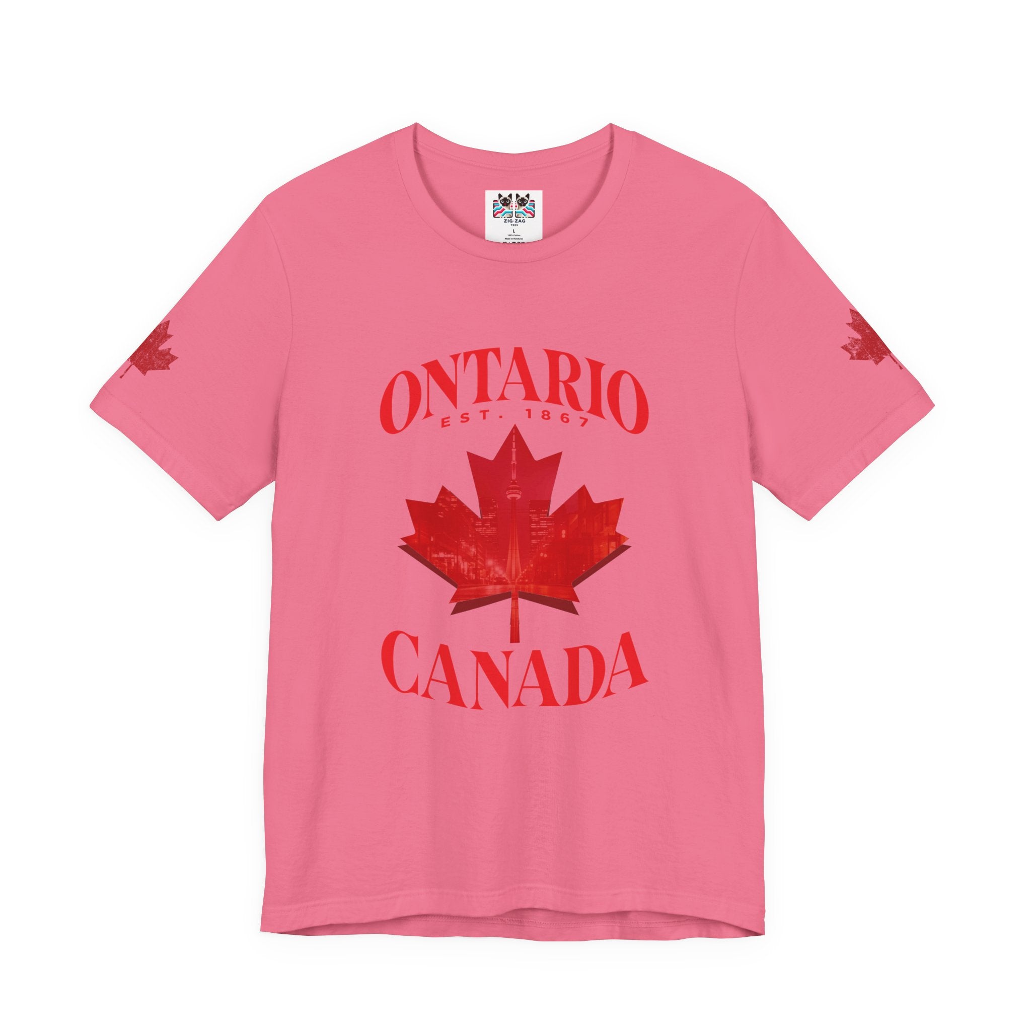 Ontario Skyline Maple Leaf T-Shirt