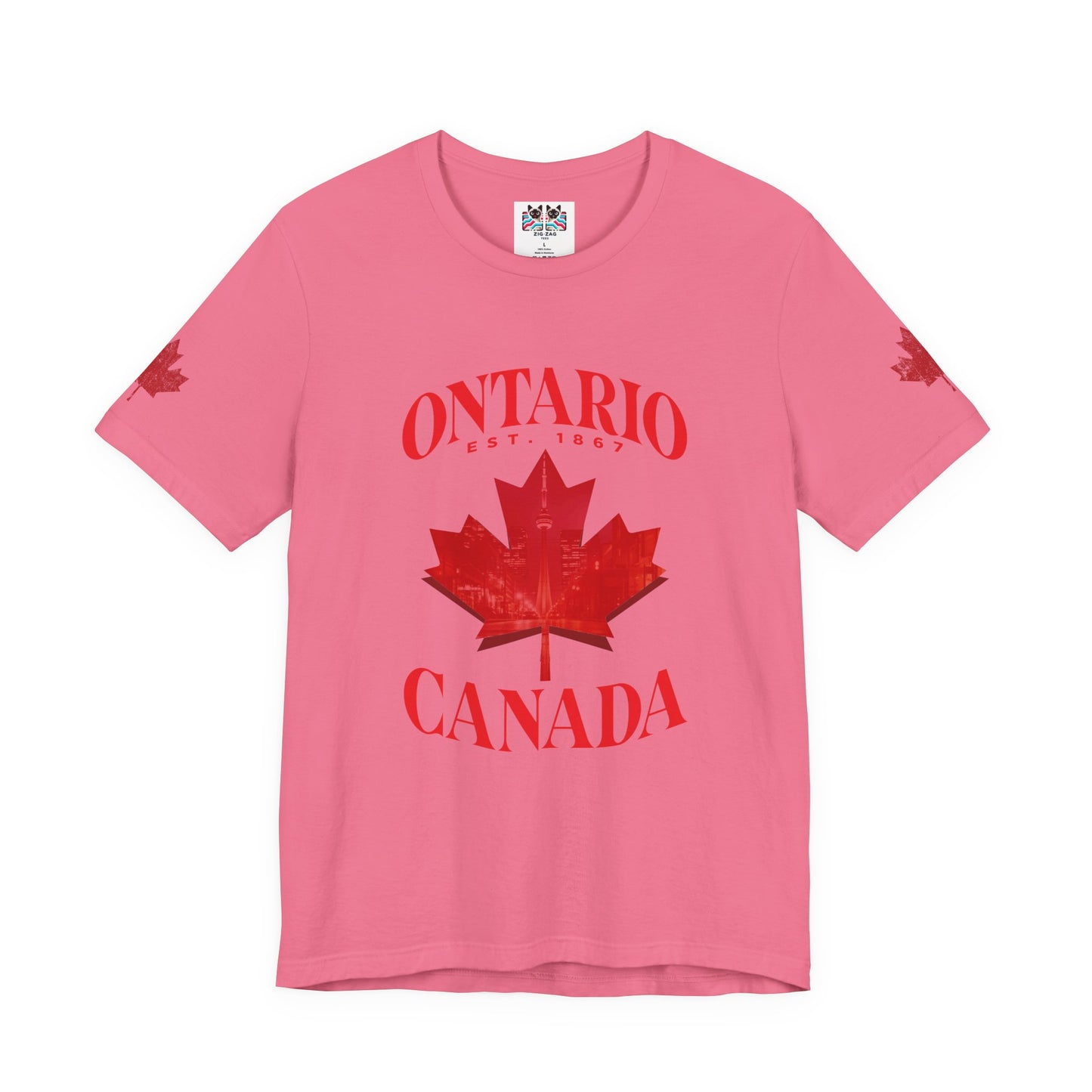 Ontario Skyline Maple Leaf T-Shirt
