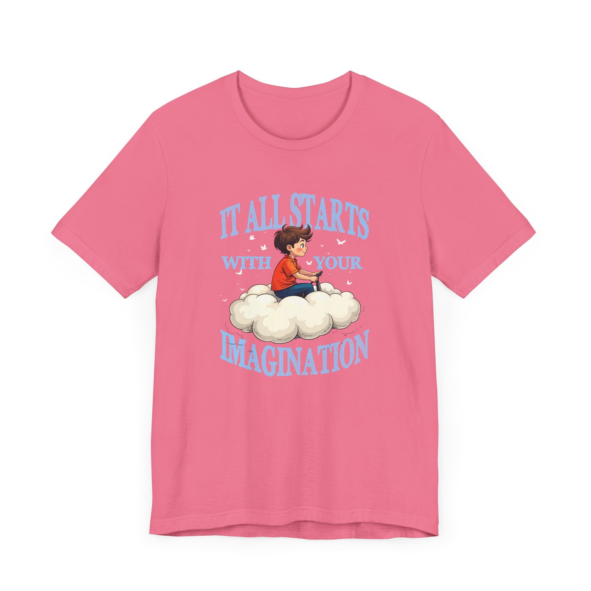 Cloud Control - Imagine Your Own Reality – Toddler Controlling Cloud with Stars & Planets Graphic T-Shirt
