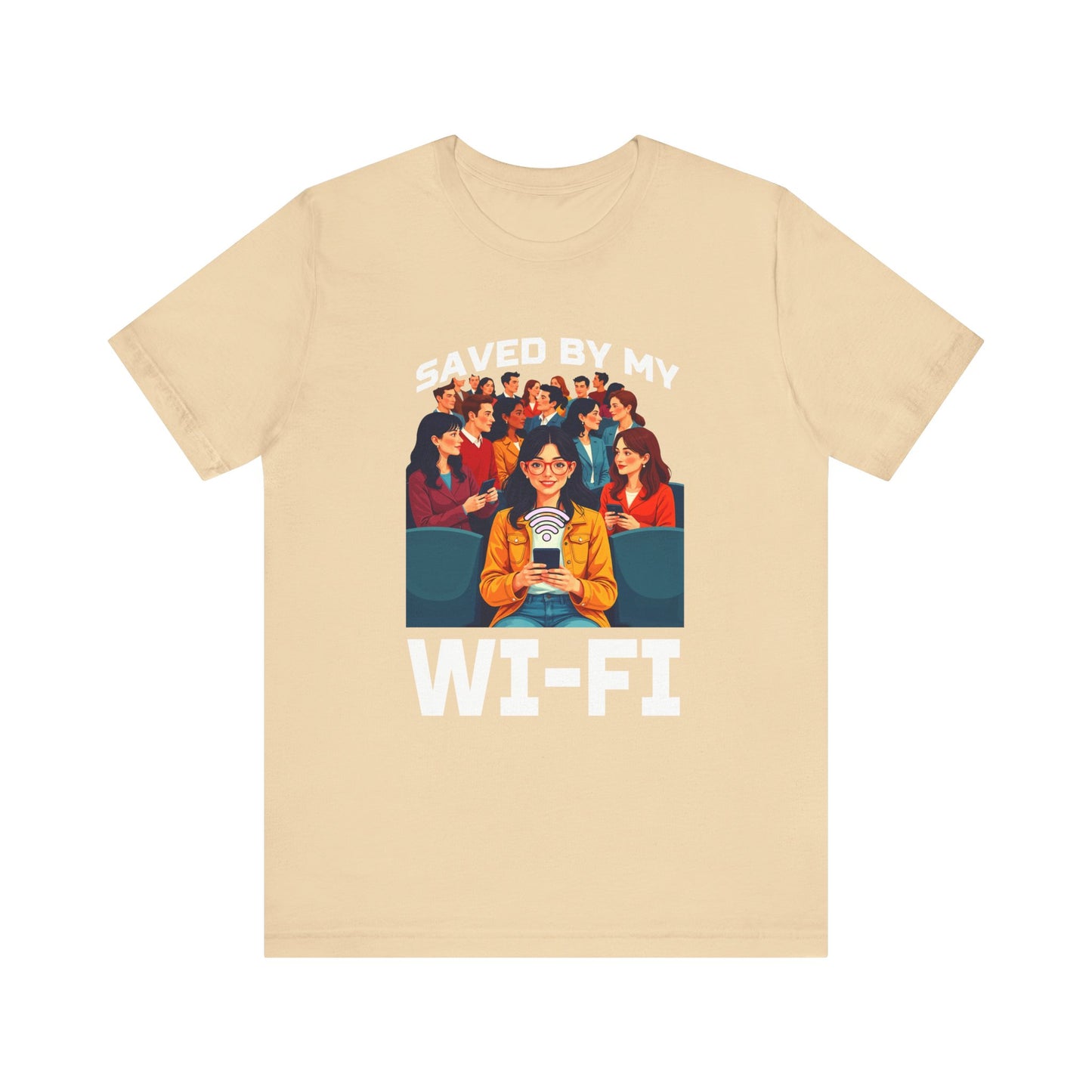 Wi Fi Over Human Connection Tee for Introverts Who Prefer Signal Strength, Streaming Peace, and the Comfort of Quiet Disconnect