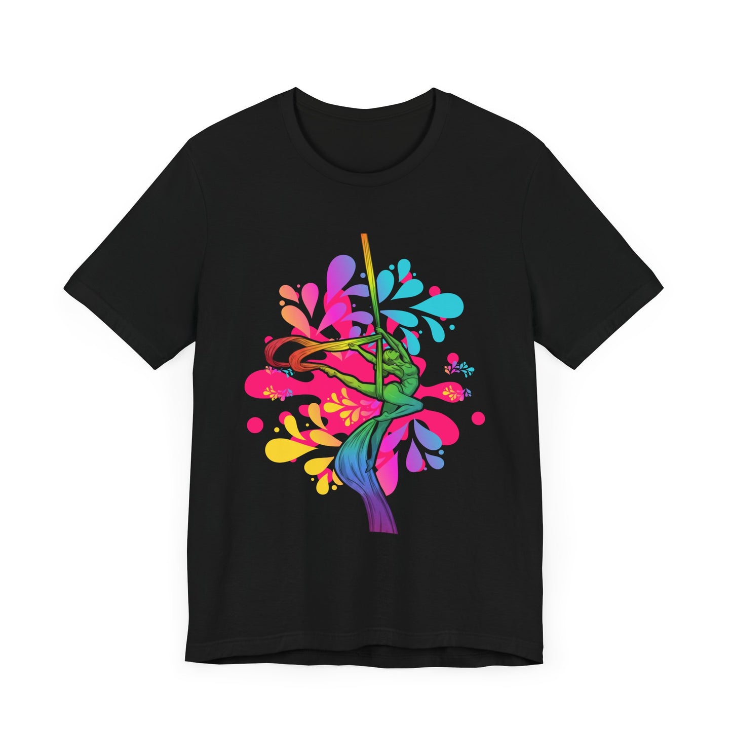 Aerialist Silks Rainbow - Colorful Circus & Dance T-Shirt
