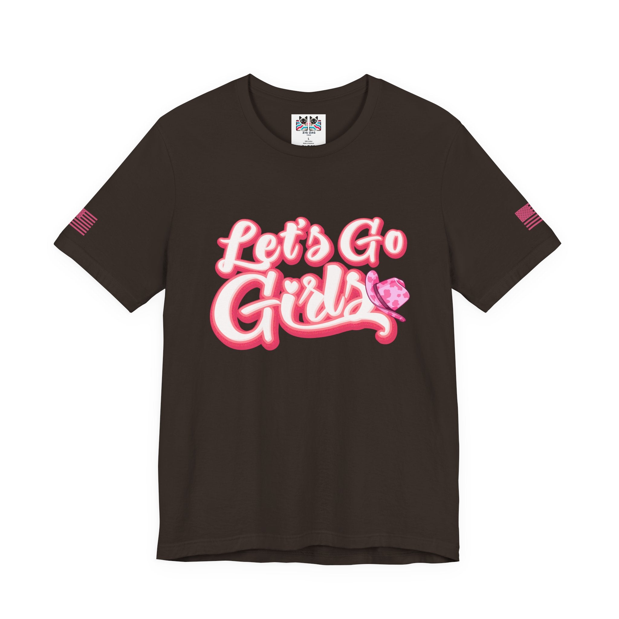 Let's Go Girls T-Shirt – Bold Retro Script Cowboy Hat Graphic Tee